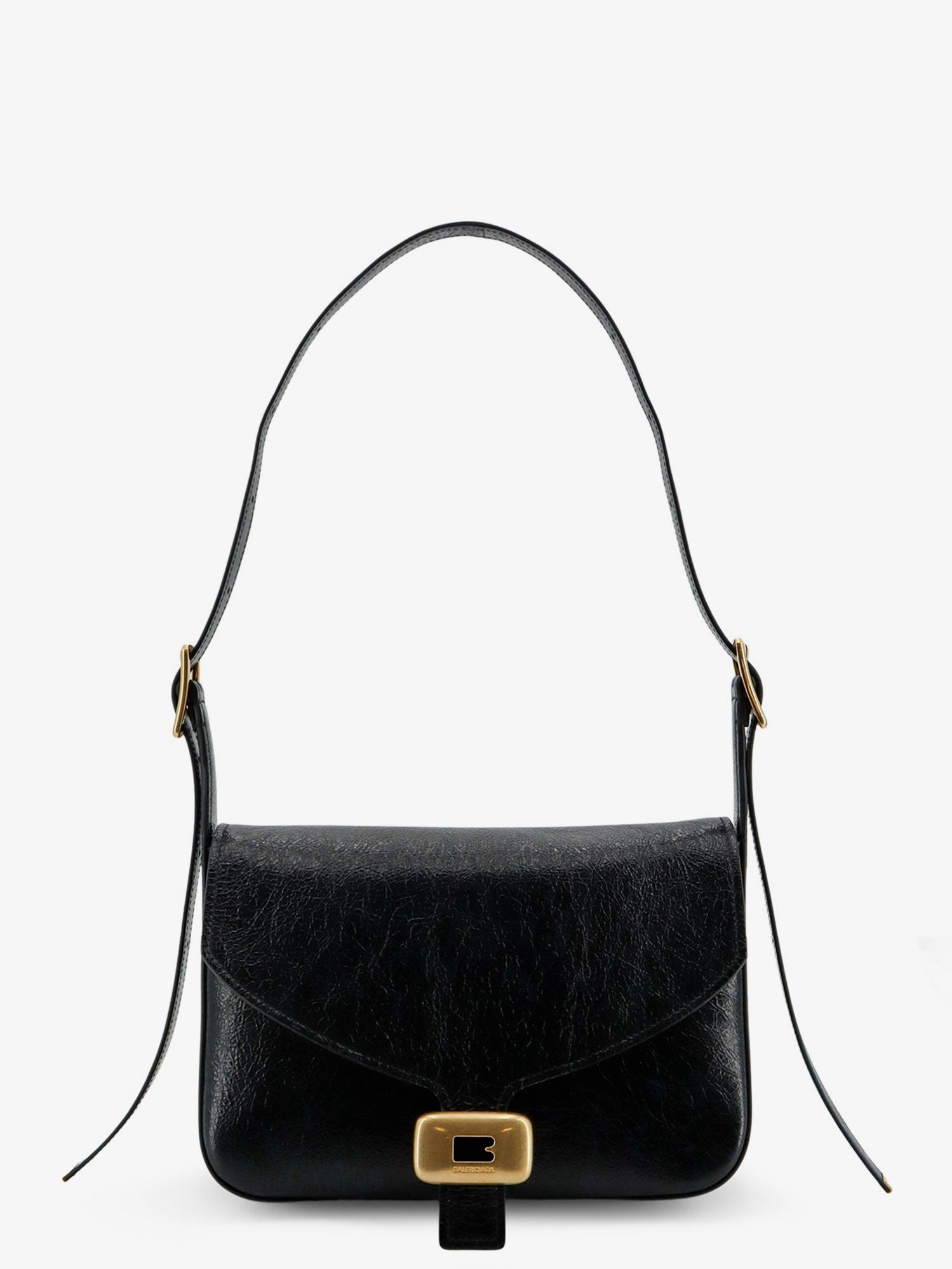 Balenciaga Clicca Arena Leather Medium Shoulder Bag