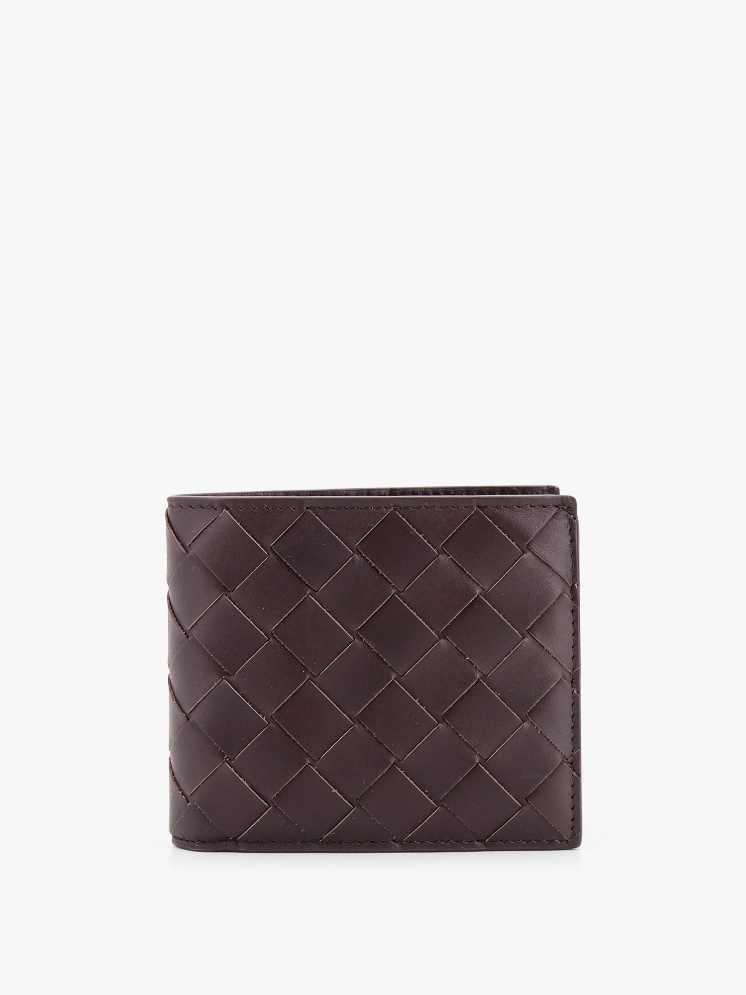Bottega Veneta Leather Wallet With Intrecciato Pattern