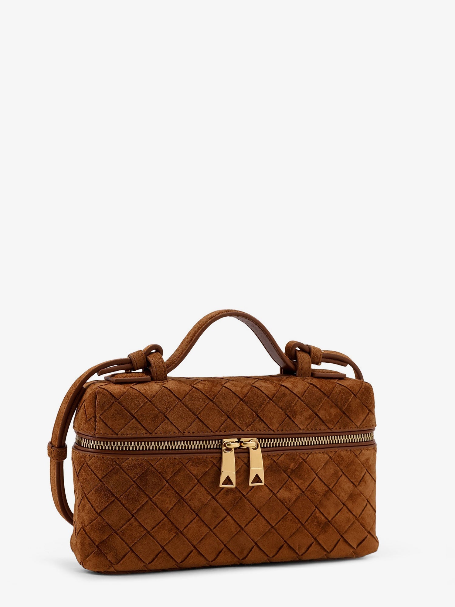 Bottega Veneta Bang Bang Suede Vanity Case