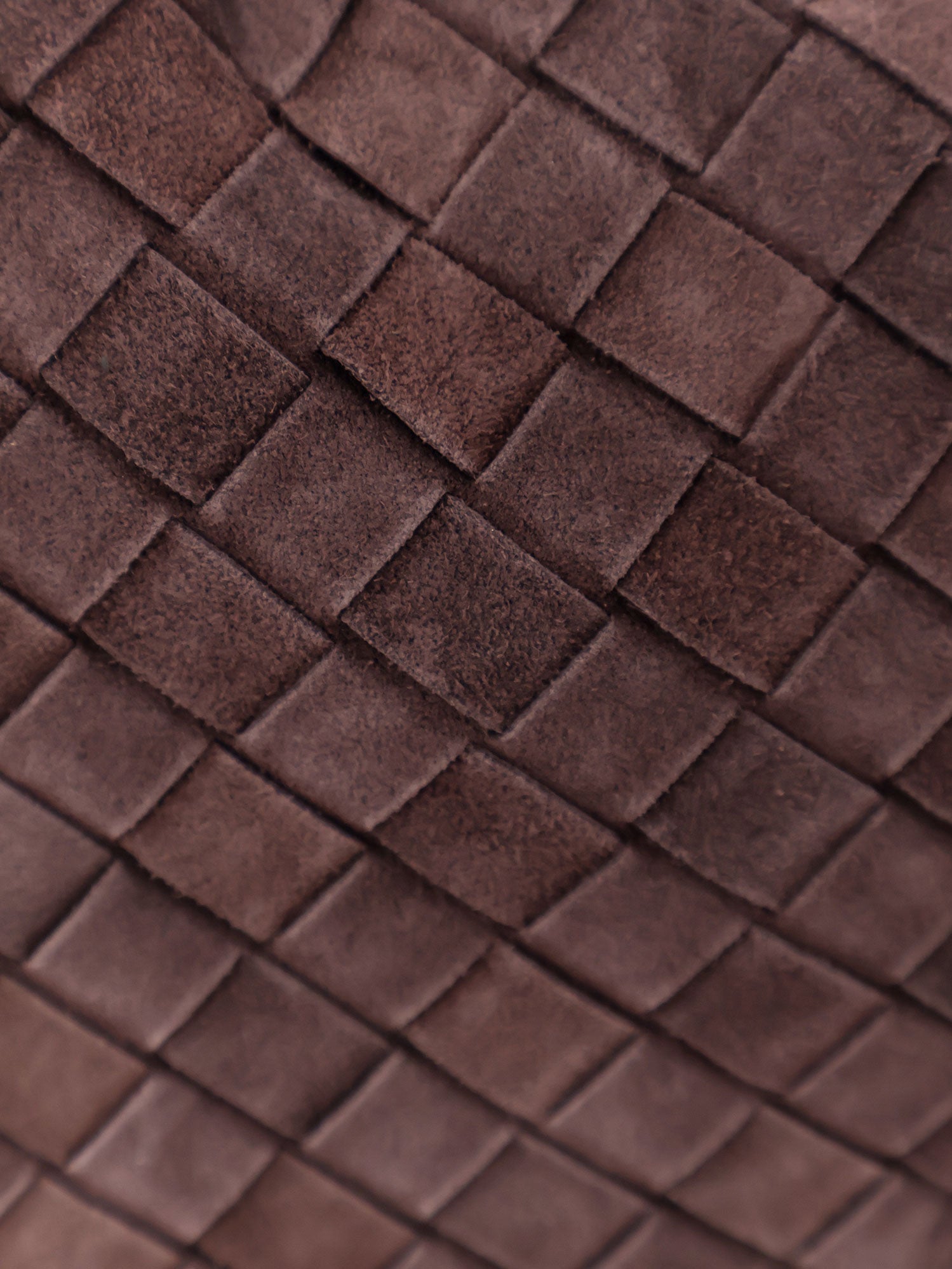 Bottega Veneta Hop Leather Shoulder Bag With Intrecciato Effect