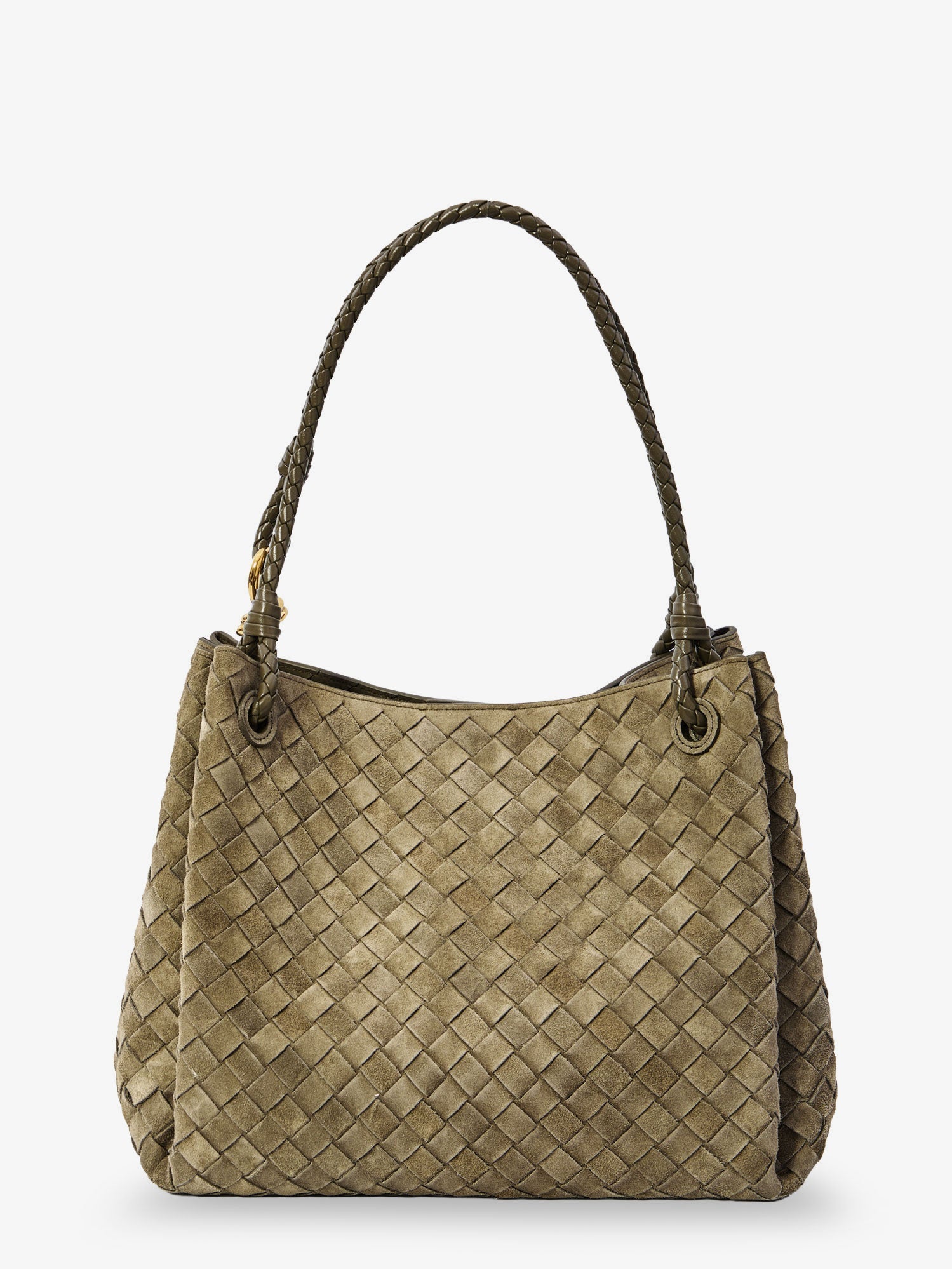 Bottega Veneta Parachute Large Suede Shoulder Bag