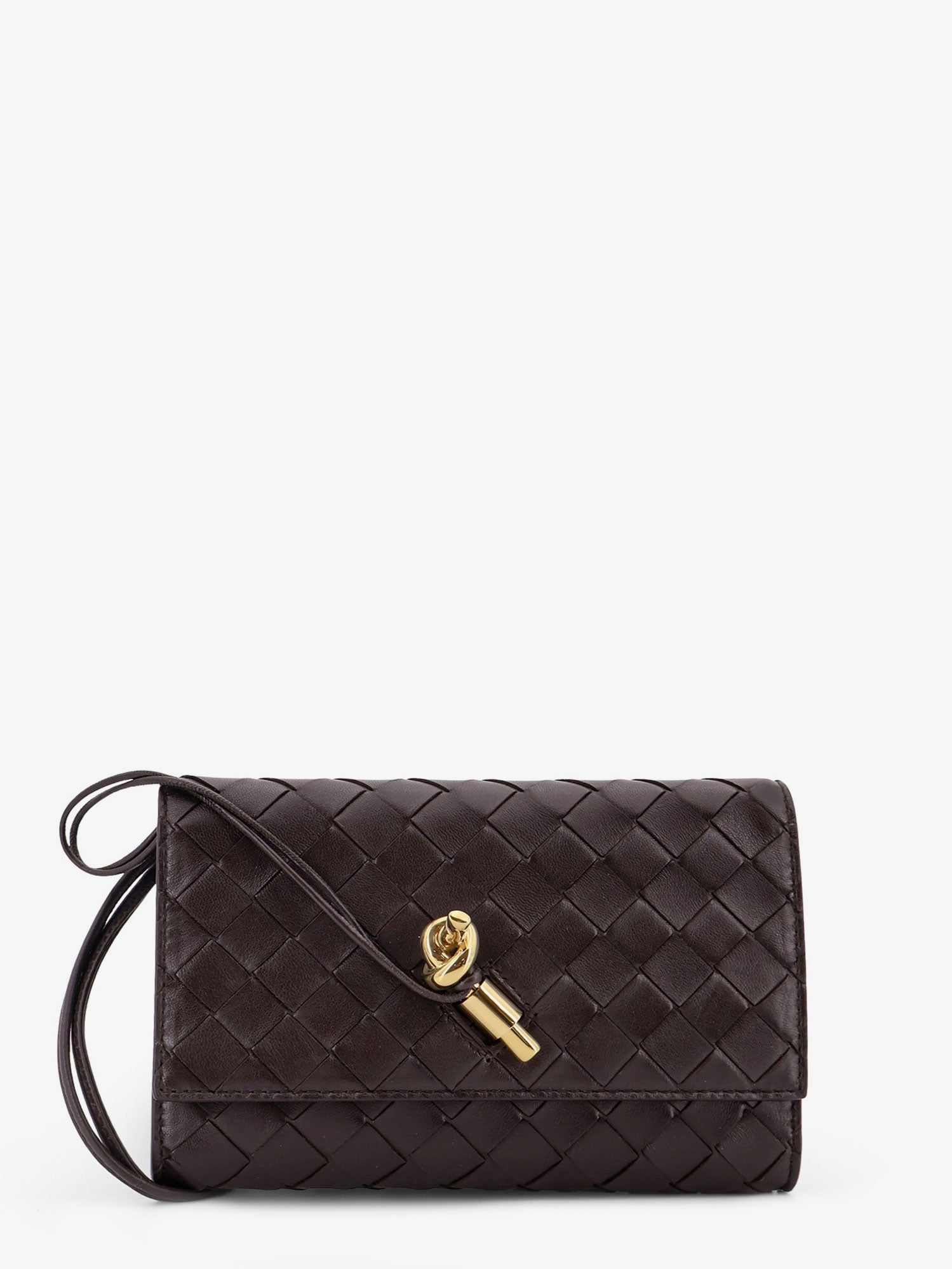 Bottega Veneta Andiamo Crossbody Bag With Intrecciato Pattern
