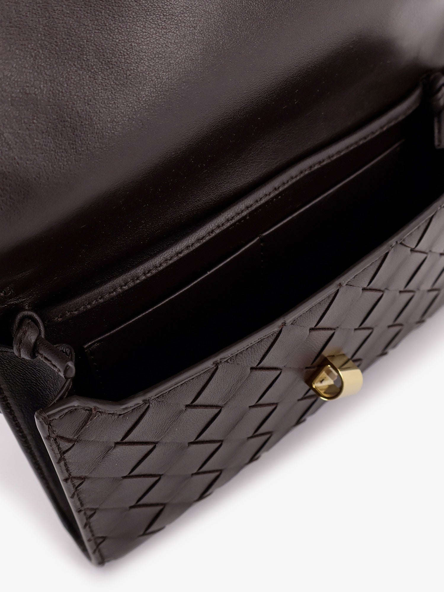 Bottega Veneta Andiamo Crossbody Bag With Intrecciato Pattern