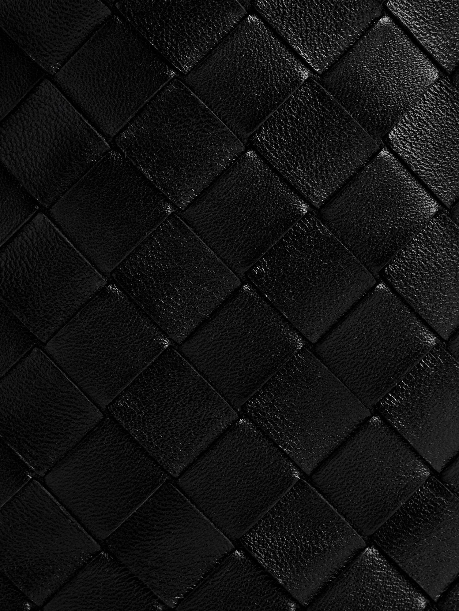 Bottega Veneta Andiamo Leather Smartphone Pochette With Intrecciato Motif