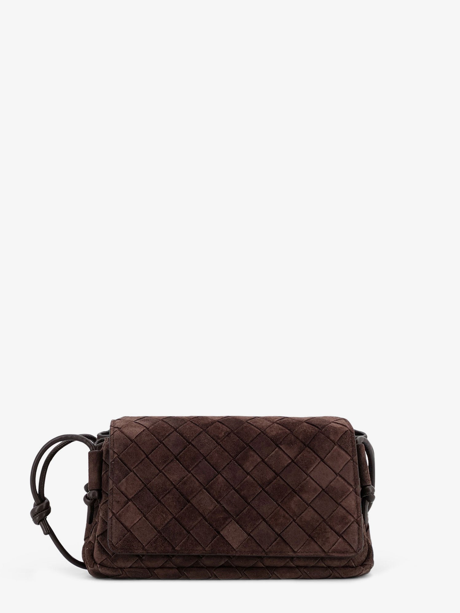 Bottega Veneta Notturno Suede Pouch