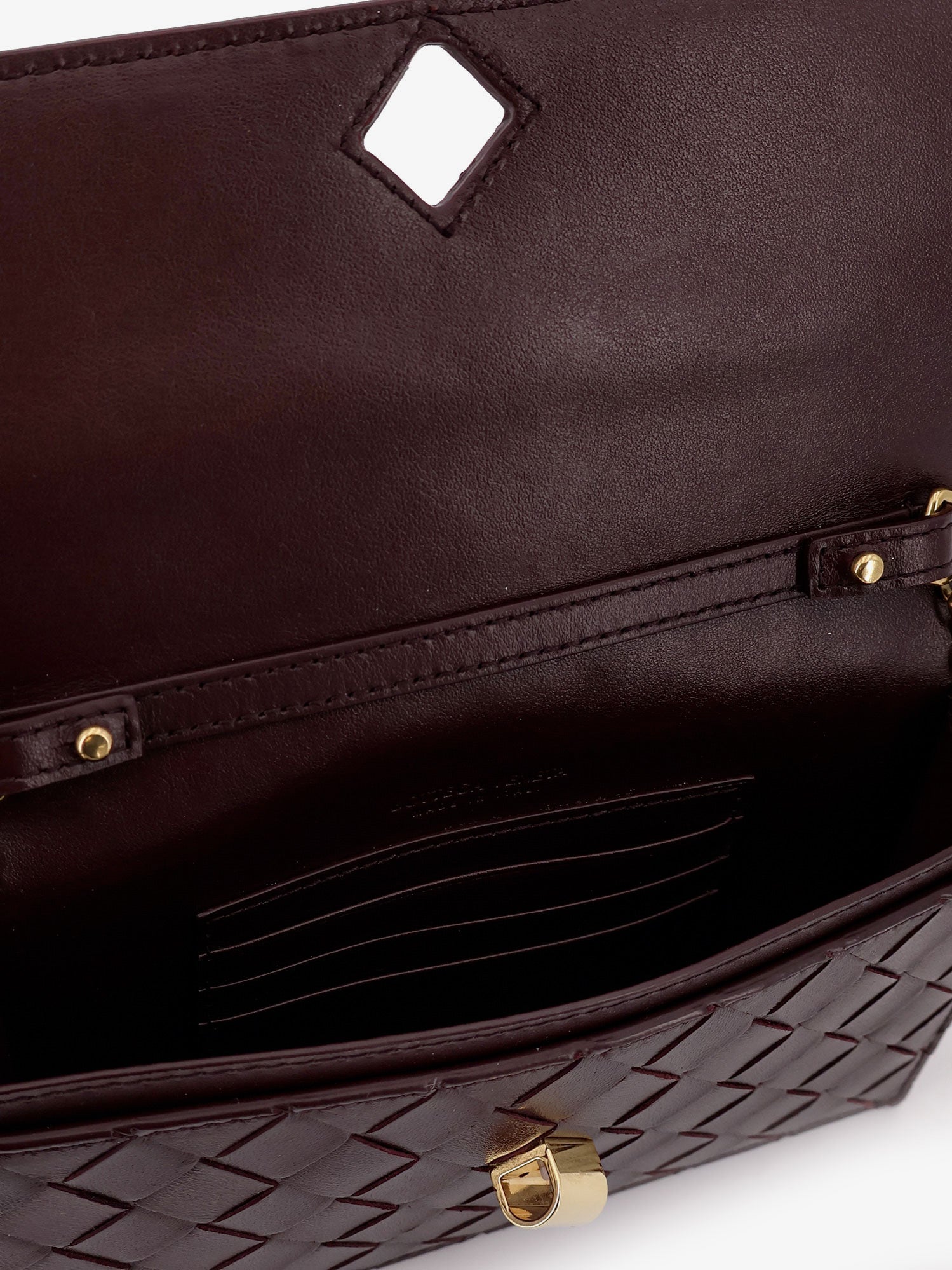 Bottega Veneta Leather Crossbody Bag With Intrecciato Motif