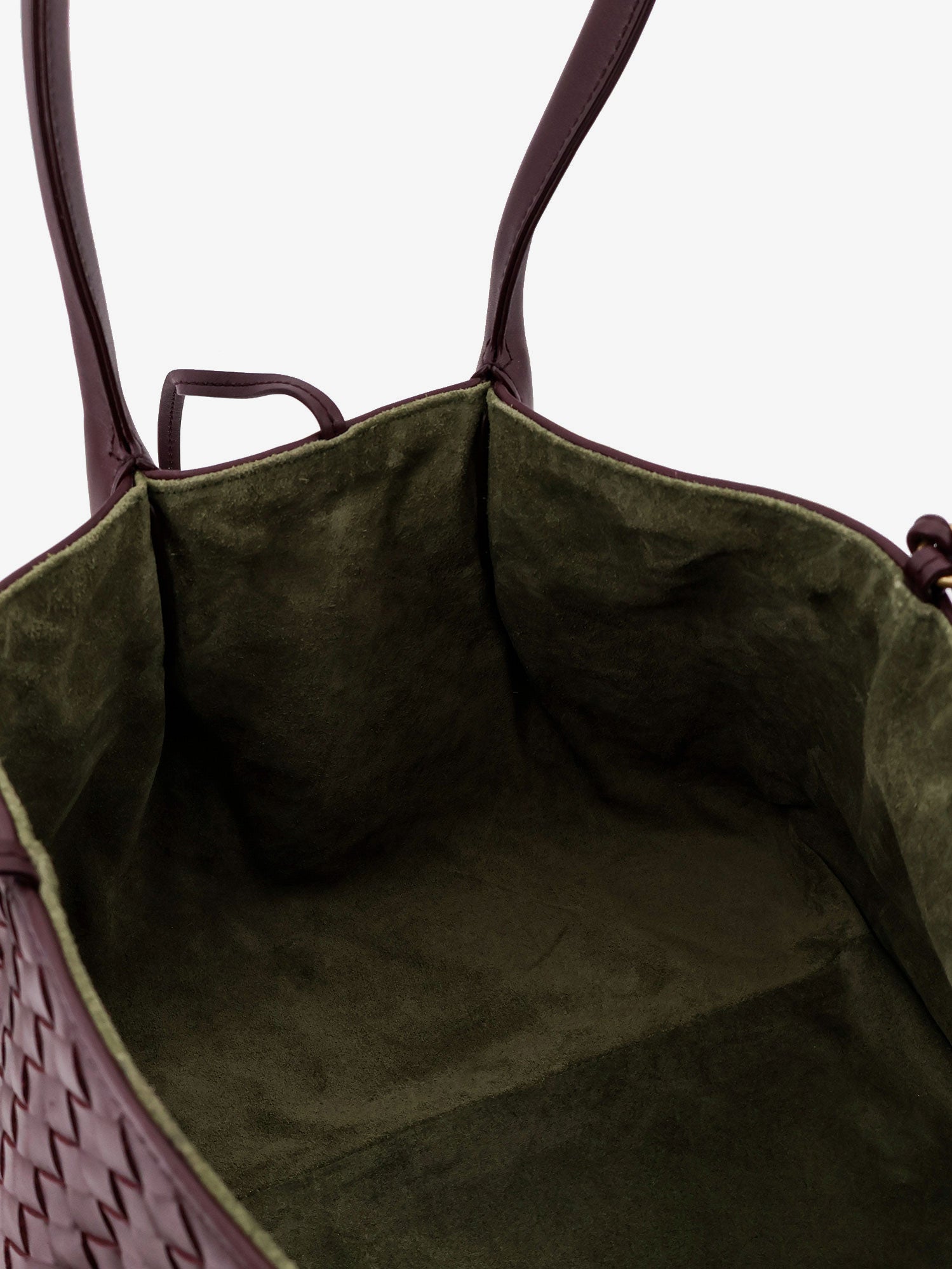 Bottega Veneta Pinacoteca Leather Handbag With Intrecciato Motif