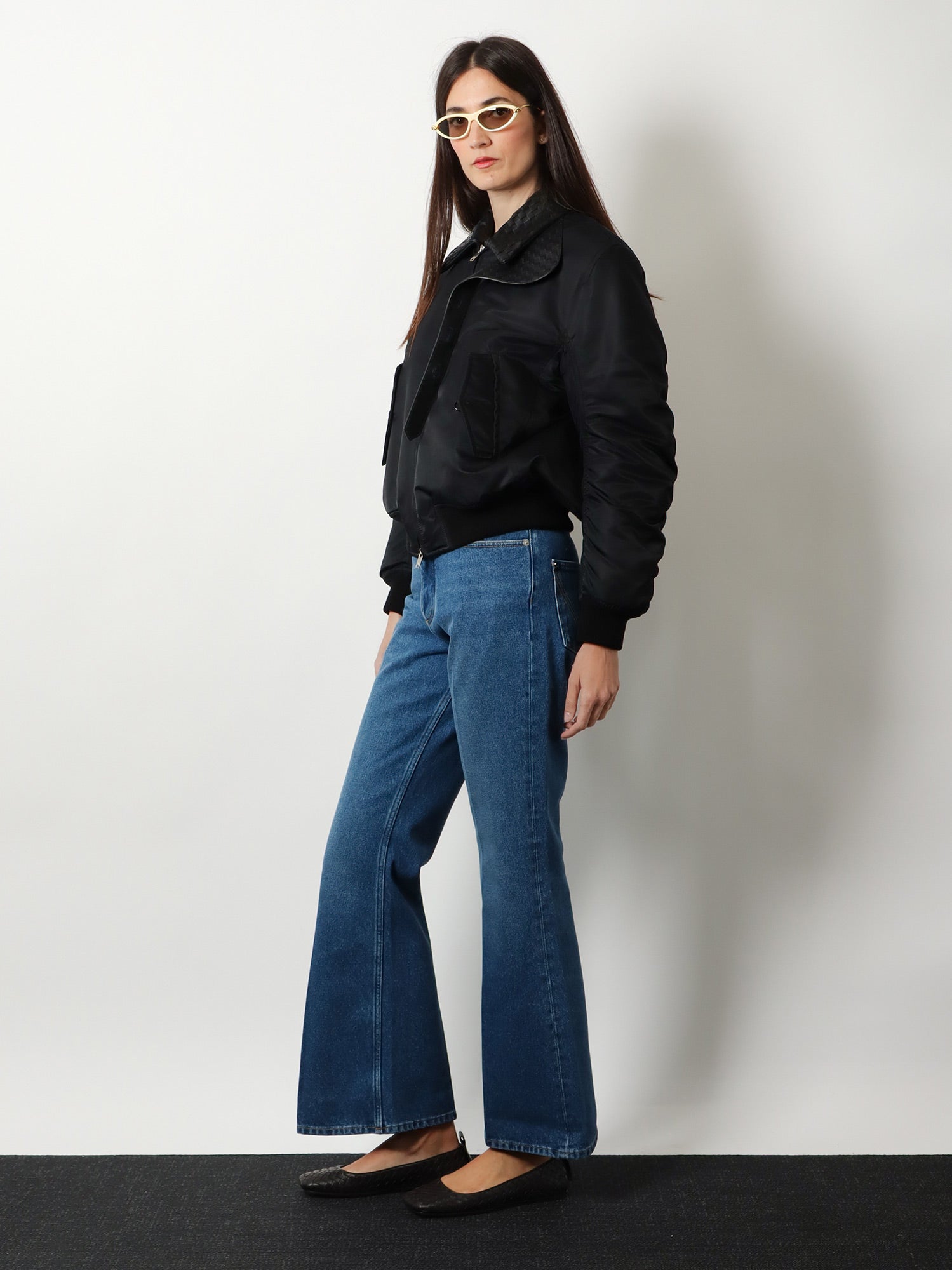 Bottega Veneta Flared Cotton Jeans