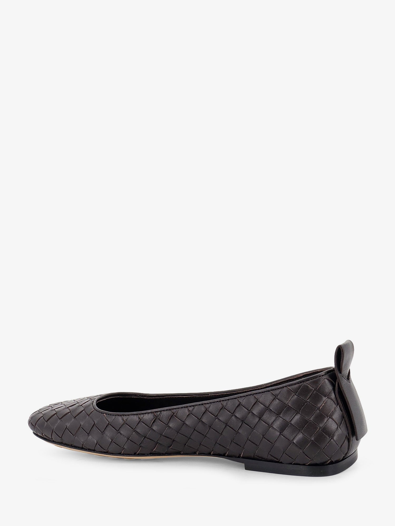 Bottega Veneta Charlotte Leather Ballerinas With Intrecciato Motif
