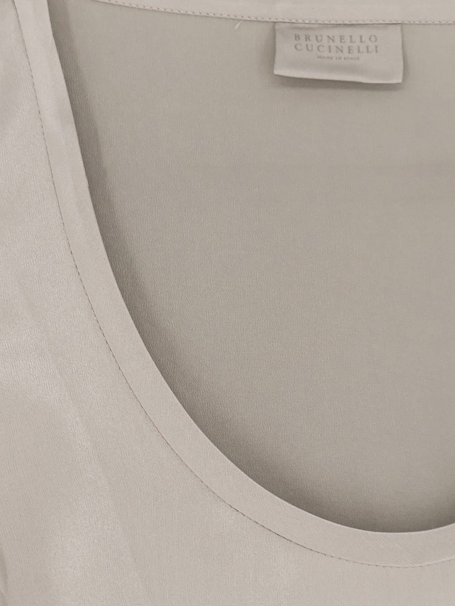 Brunello Cucinelli Stretch Silk Top