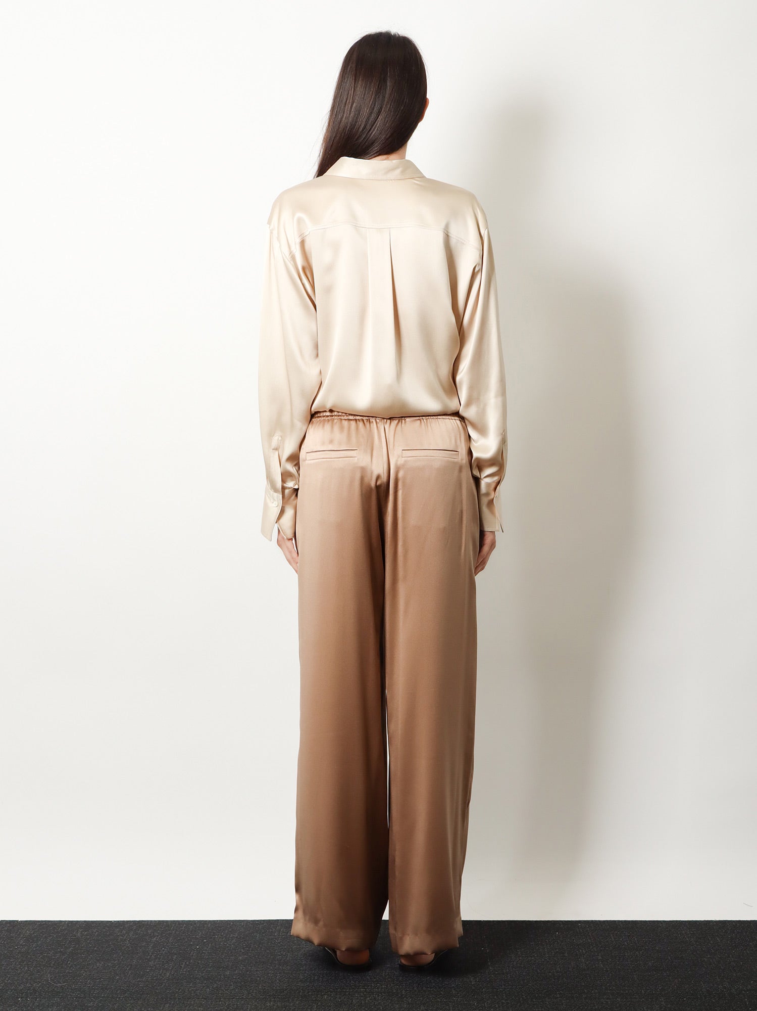 Brunello Cucinelli Silk Trousers