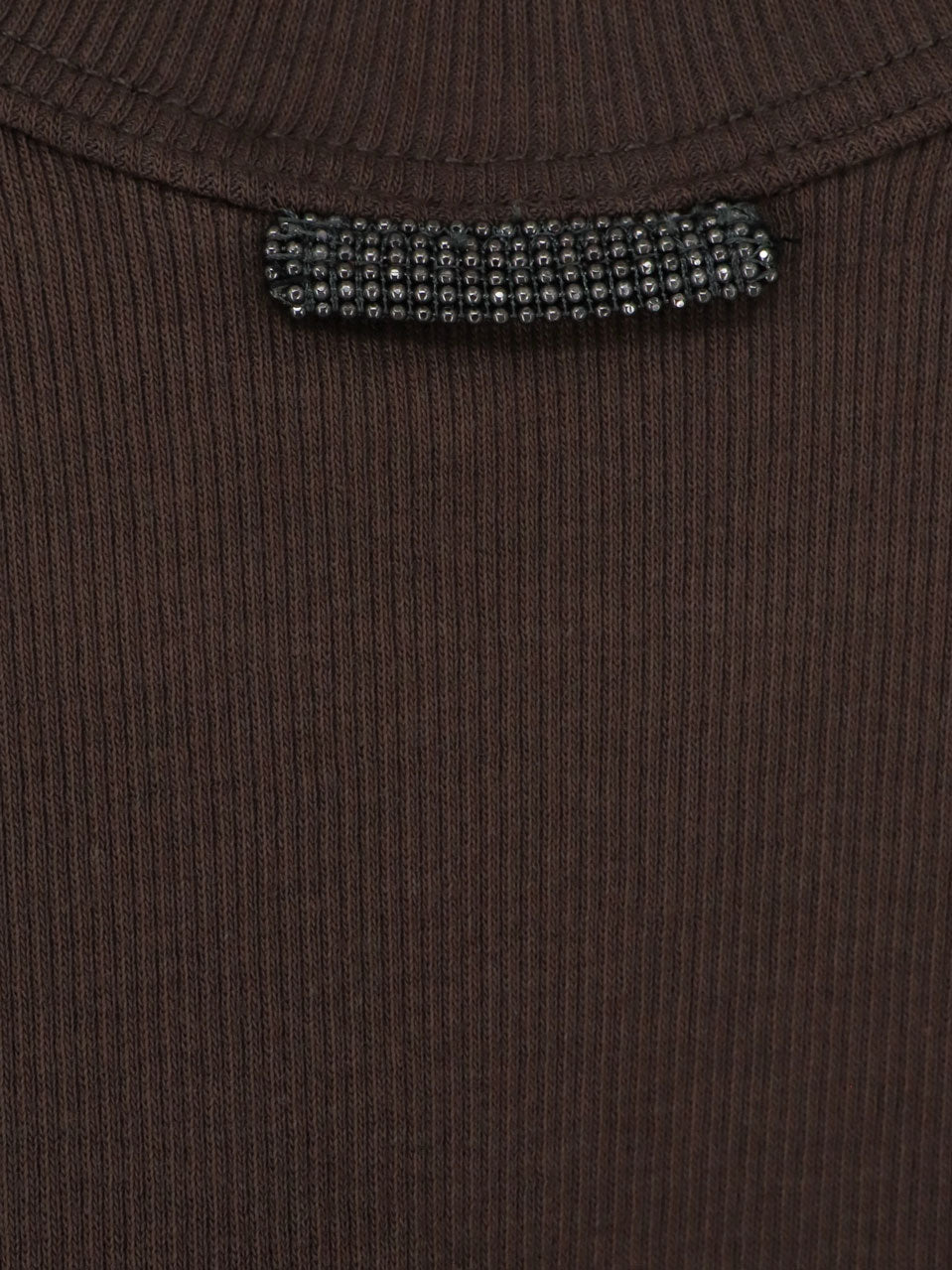 Brunello Cucinelli Cotton Blend Tank Top With Back Monili Detail