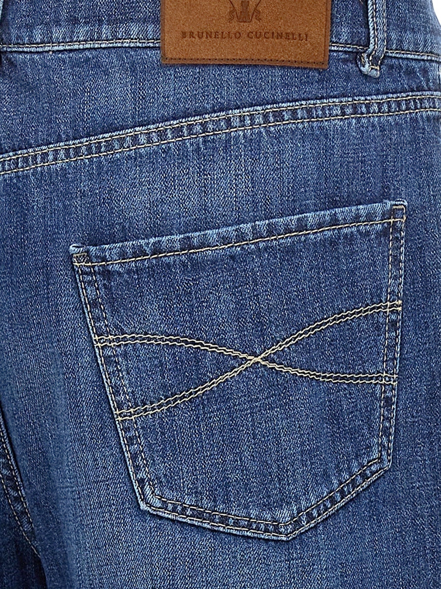 Brunello Cucinelli Leisure Fit Cotton Jeans