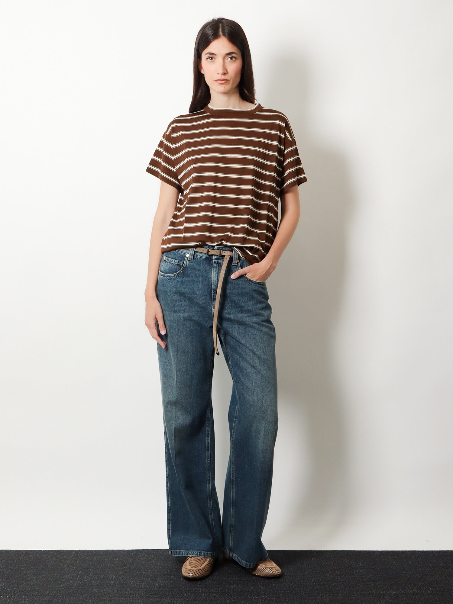 Brunello Cucinelli Virgin Wool And Cashmere Blend T-shirt