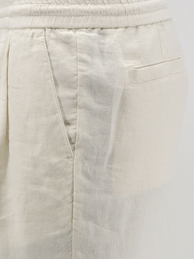 Brunello Cucinelli Linen Bermuda Shorts With Drawstring