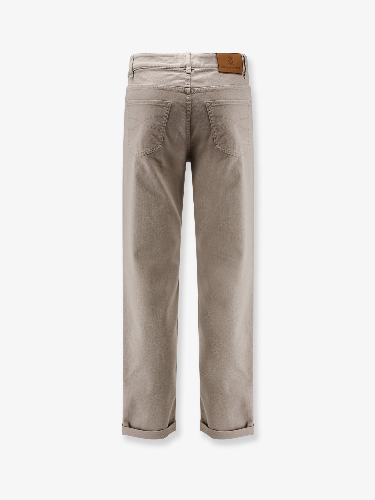 Brunello Cucinelli Traditional Fit Cotton Trousers