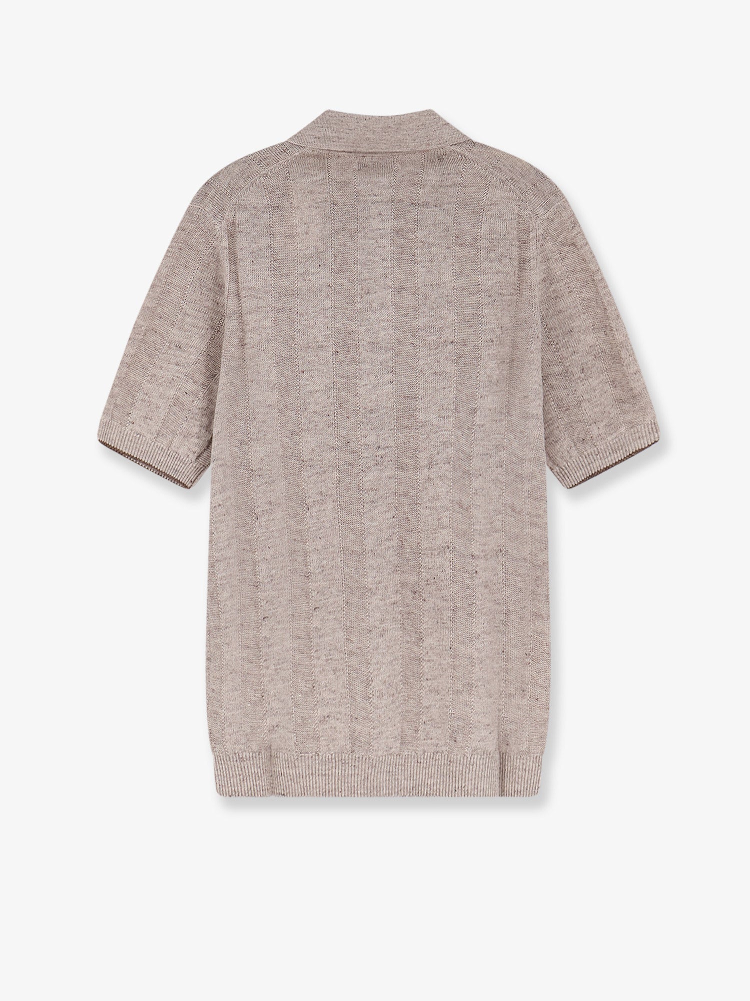 Brunello Cucinelli Linen And Cotton Blend Polo Shirt