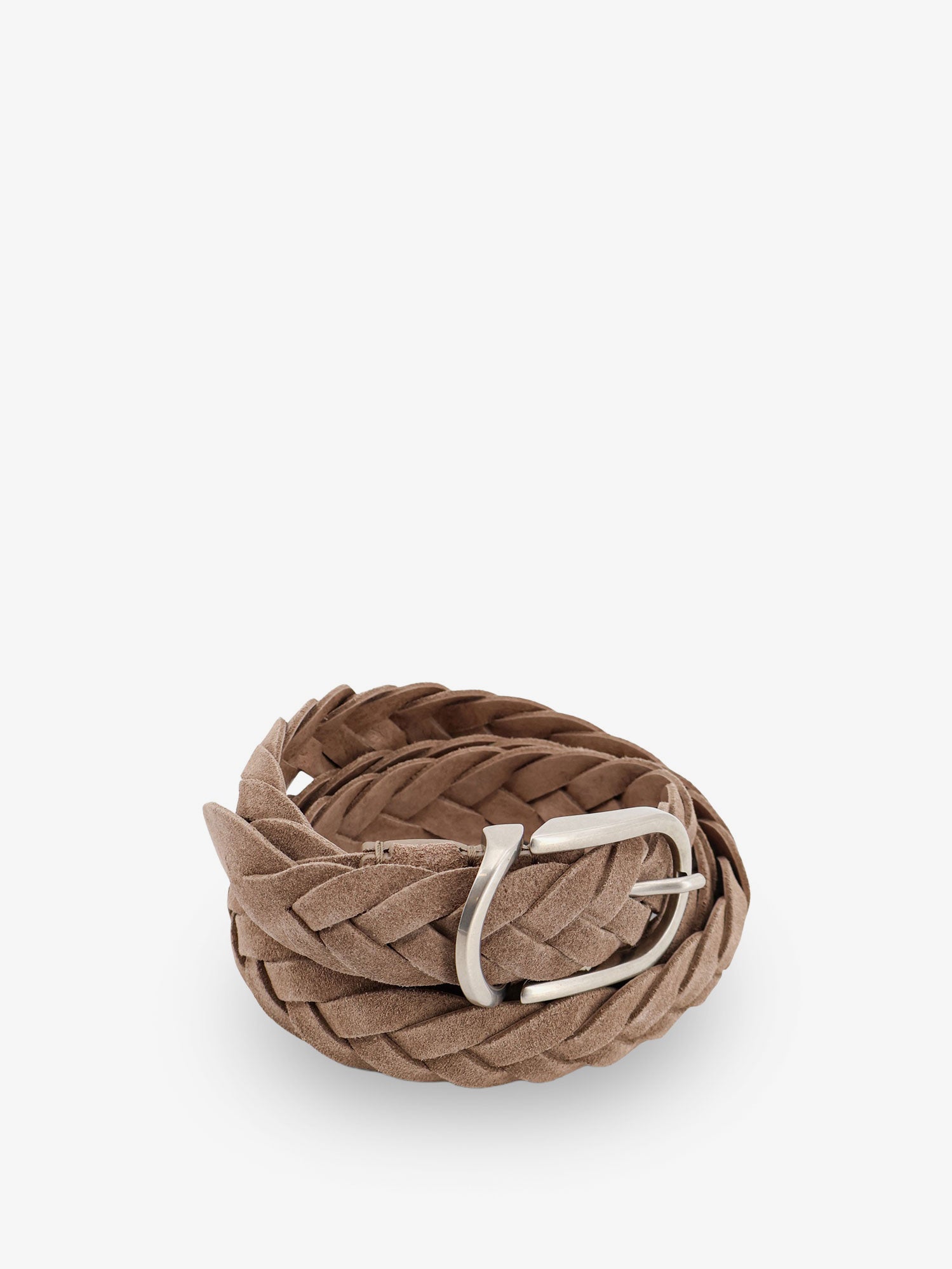 Brunello Cucinelli Braided Suede Belt