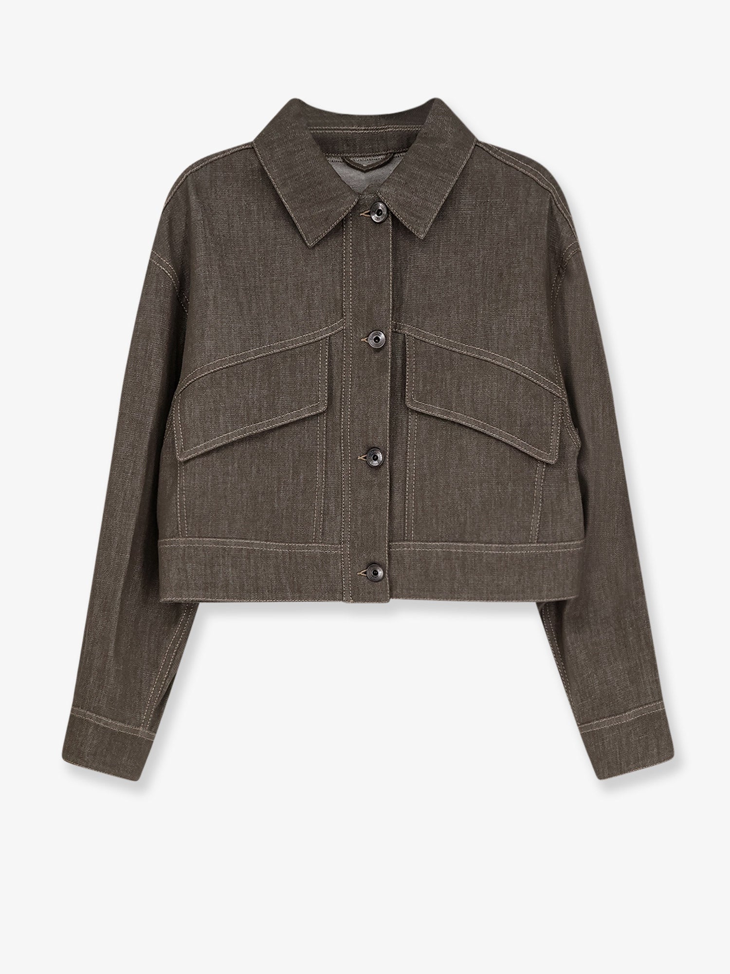 Brunello Cucinelli Grey Denim Jacket