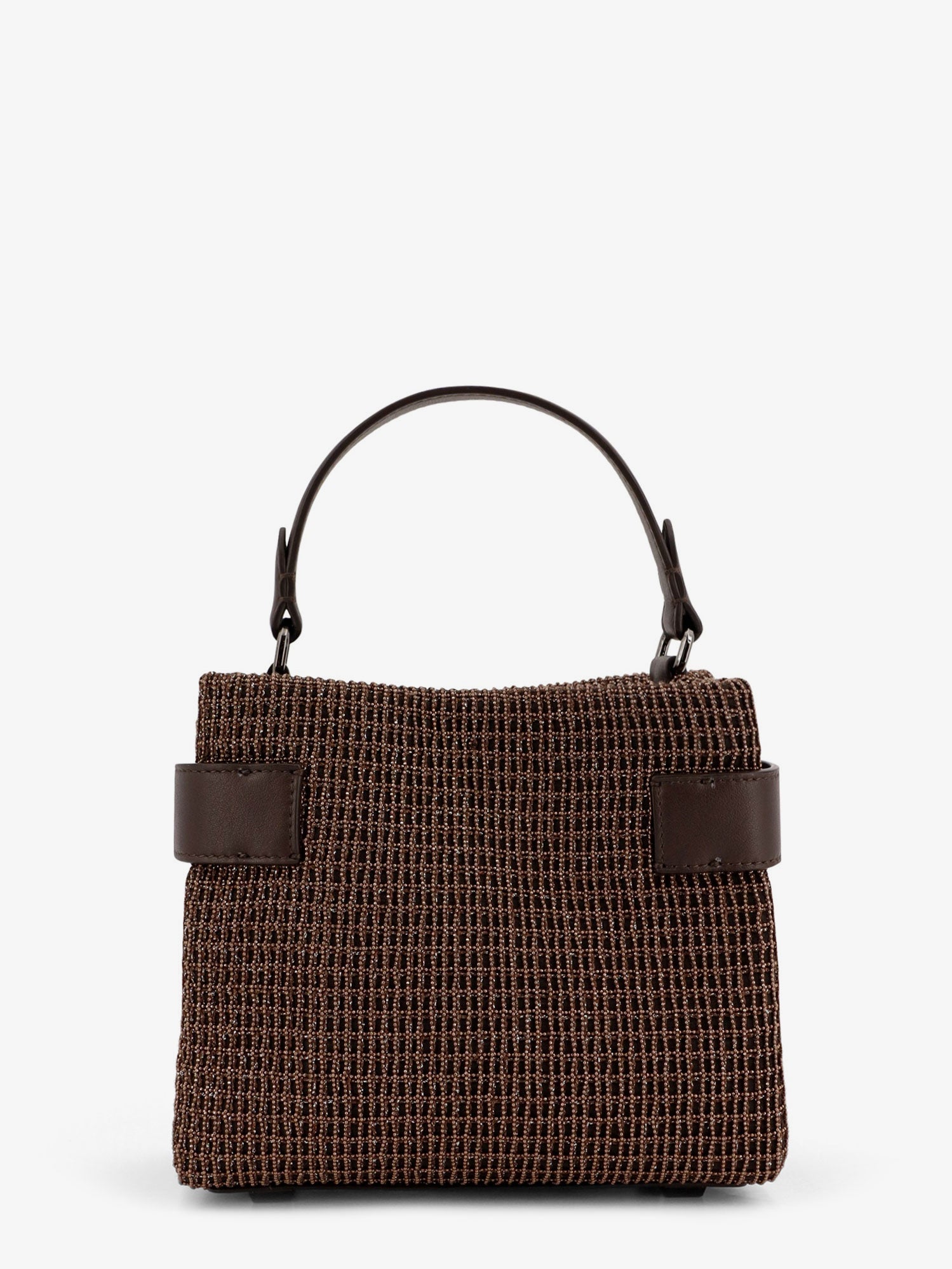 Brunello Cucinelli Essence Riding Leather Crossbody Bag