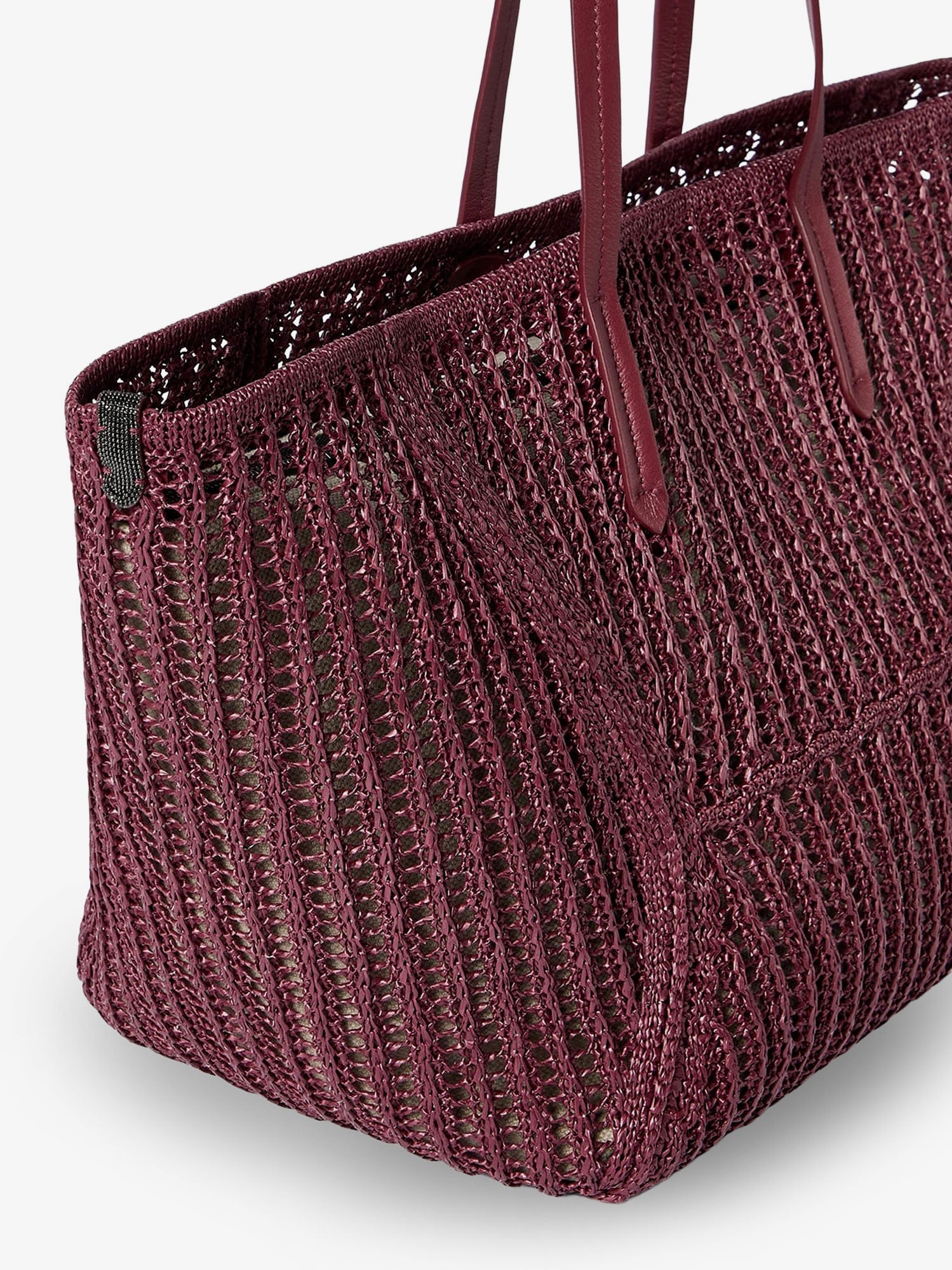 Brunello Cucinelli Bc Duo Raffia Shoulder Bag