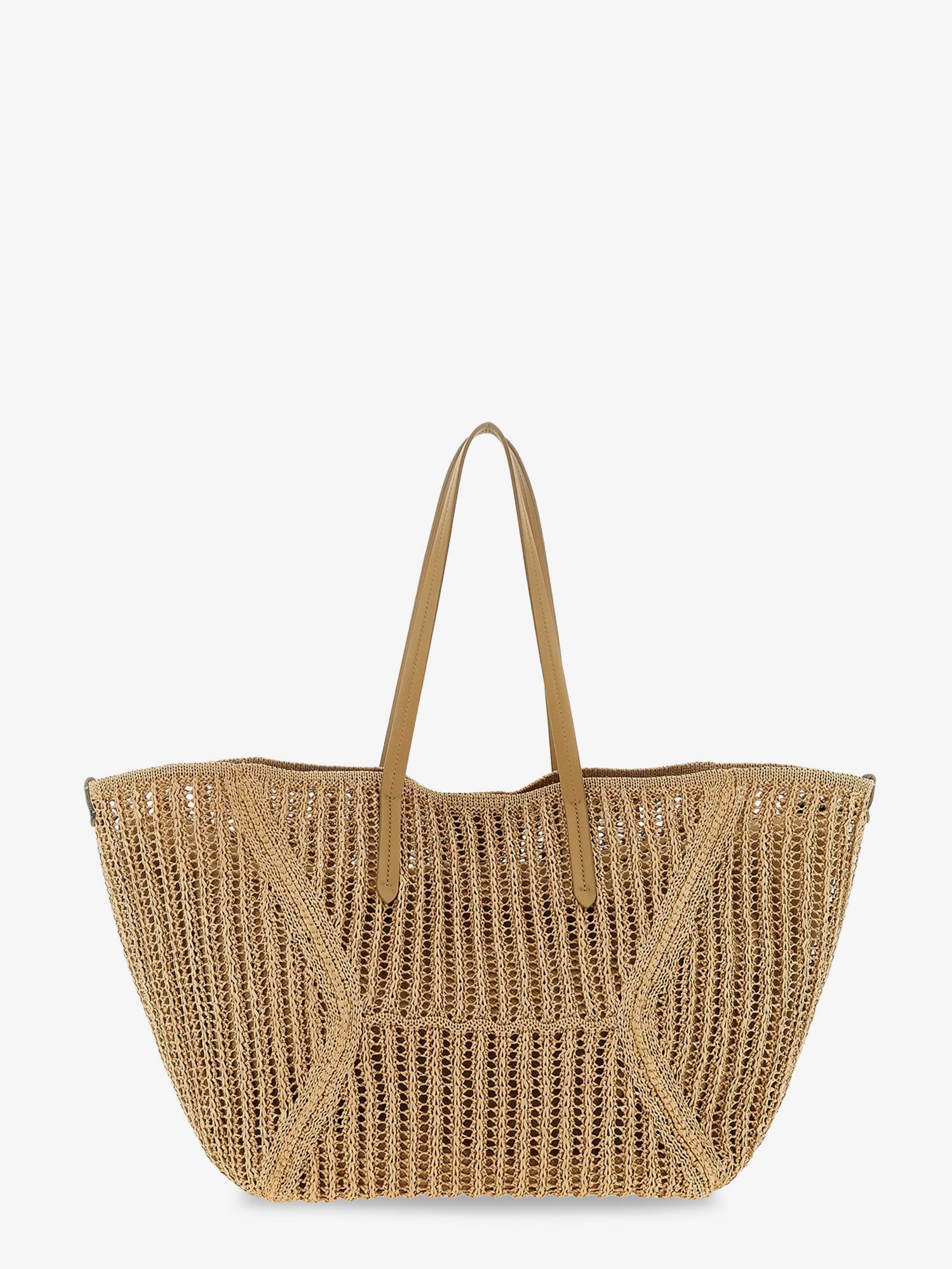 Brunello Cucinelli Bc Duo Raffia Shoulder Bag