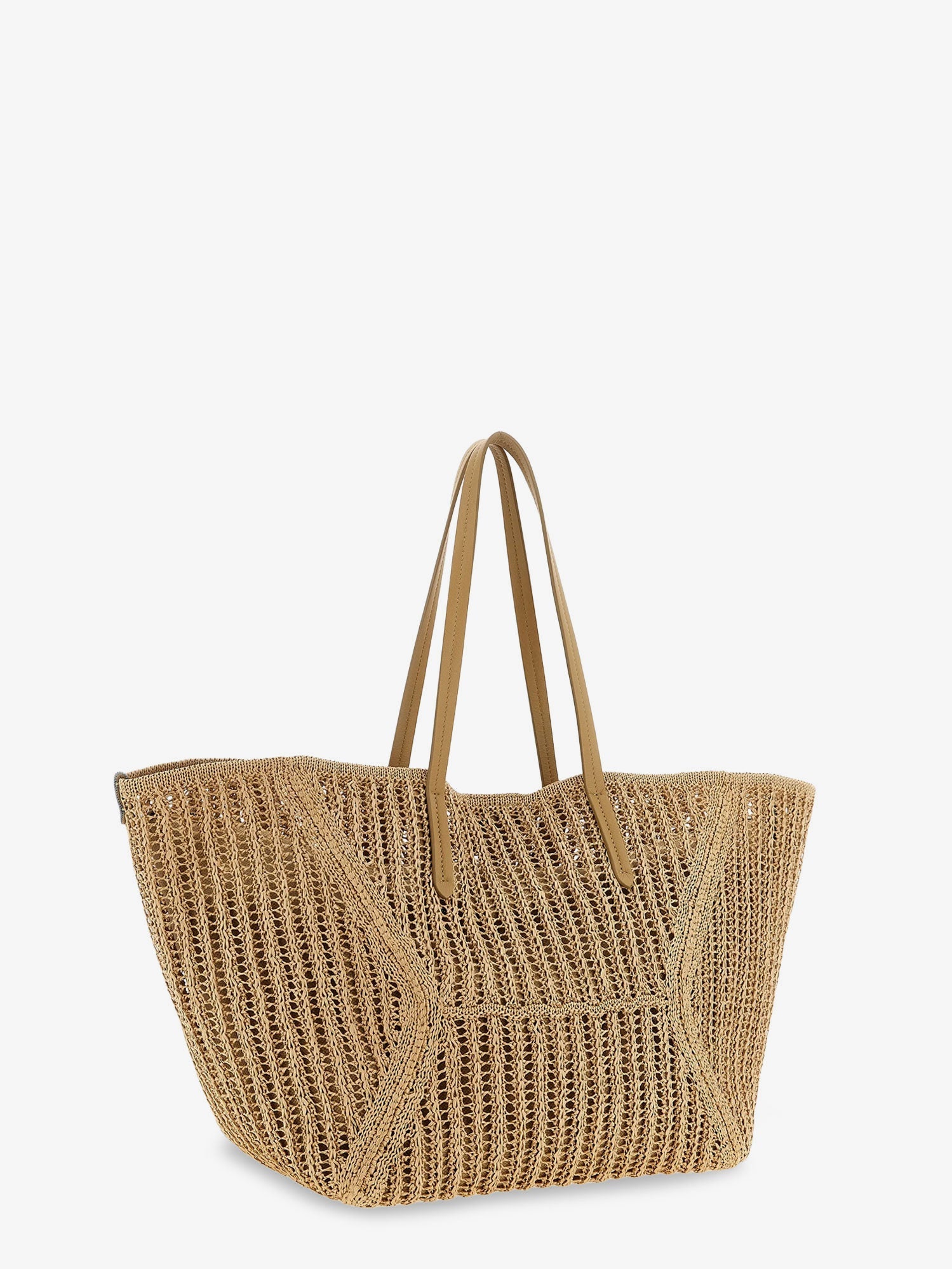 Brunello Cucinelli Bc Duo Raffia Shoulder Bag