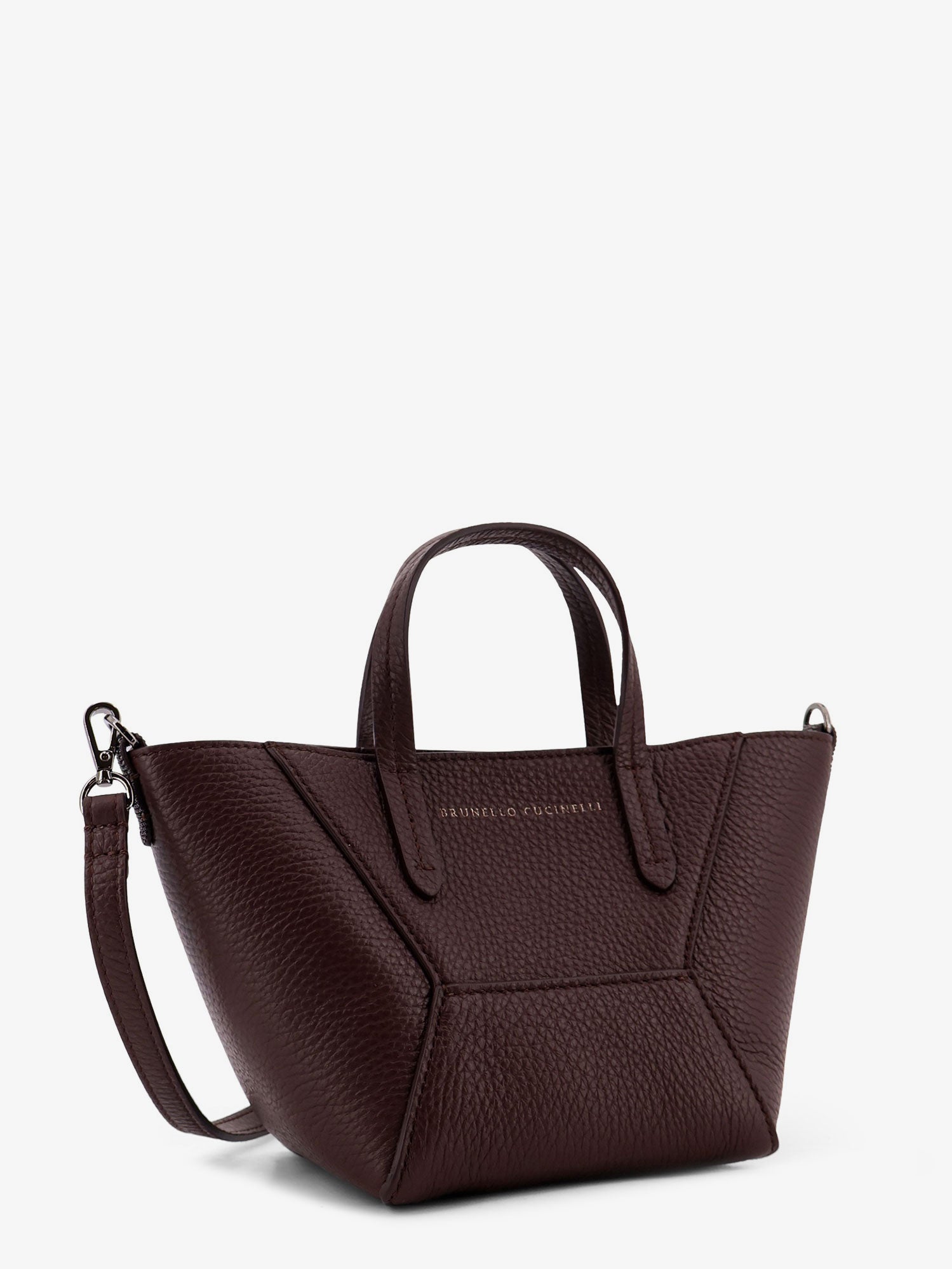 Brunello Cucinelli Bc Duo Leather Crossbody Bag