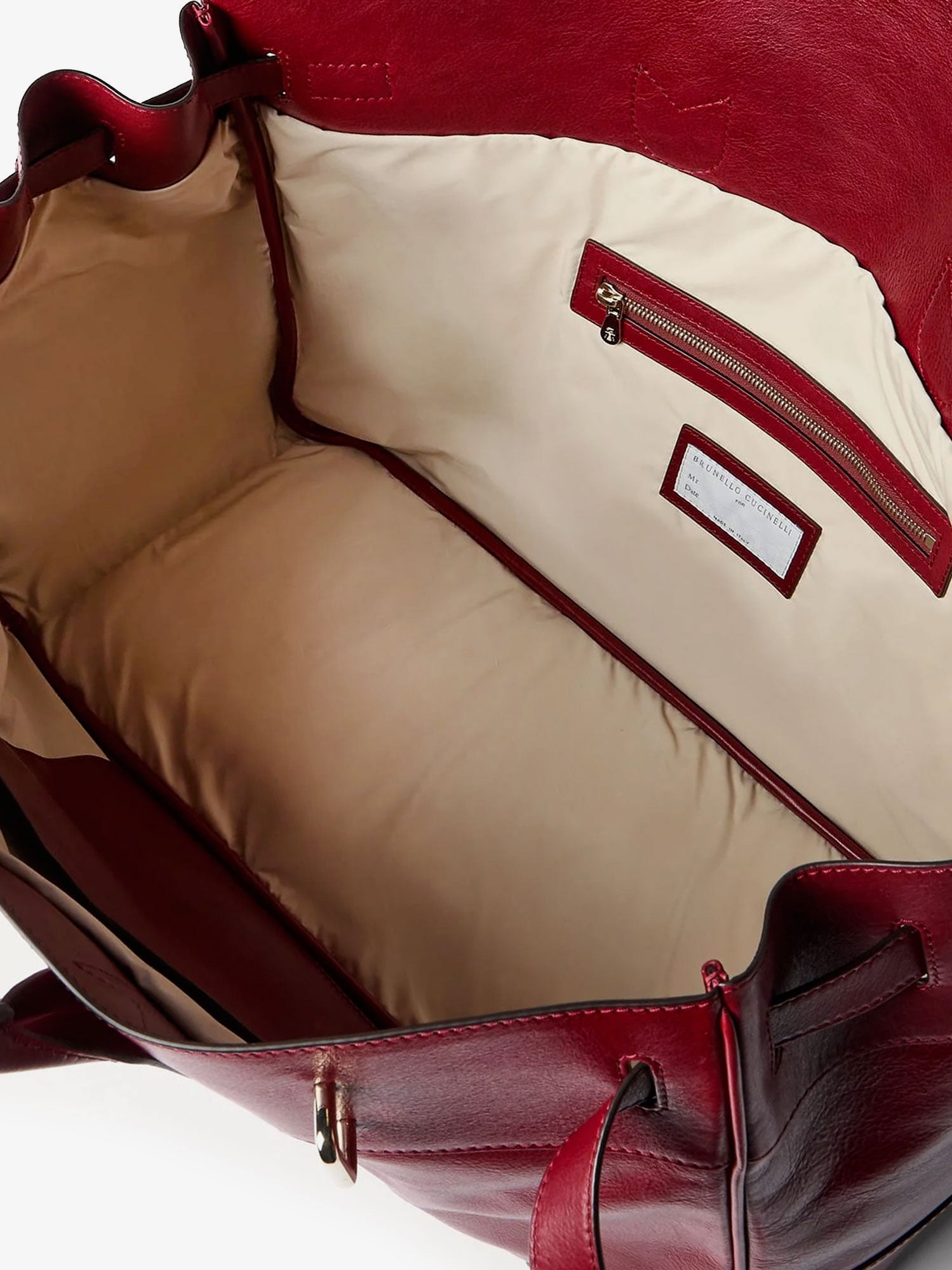 Brunello Cucinelli Country Leather Handbag