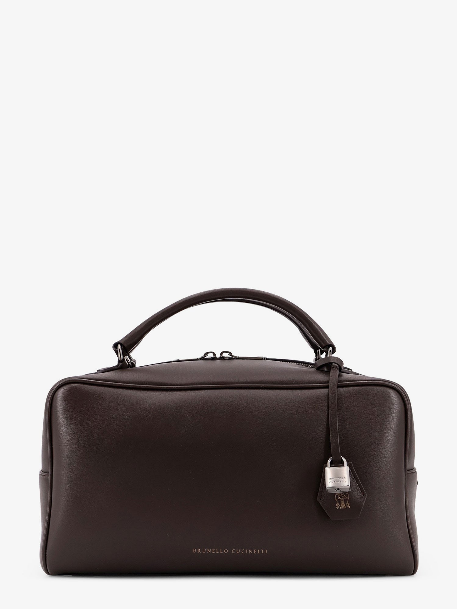 Brunello Cucinelli Boston Explorer Leather Crossbody Bag