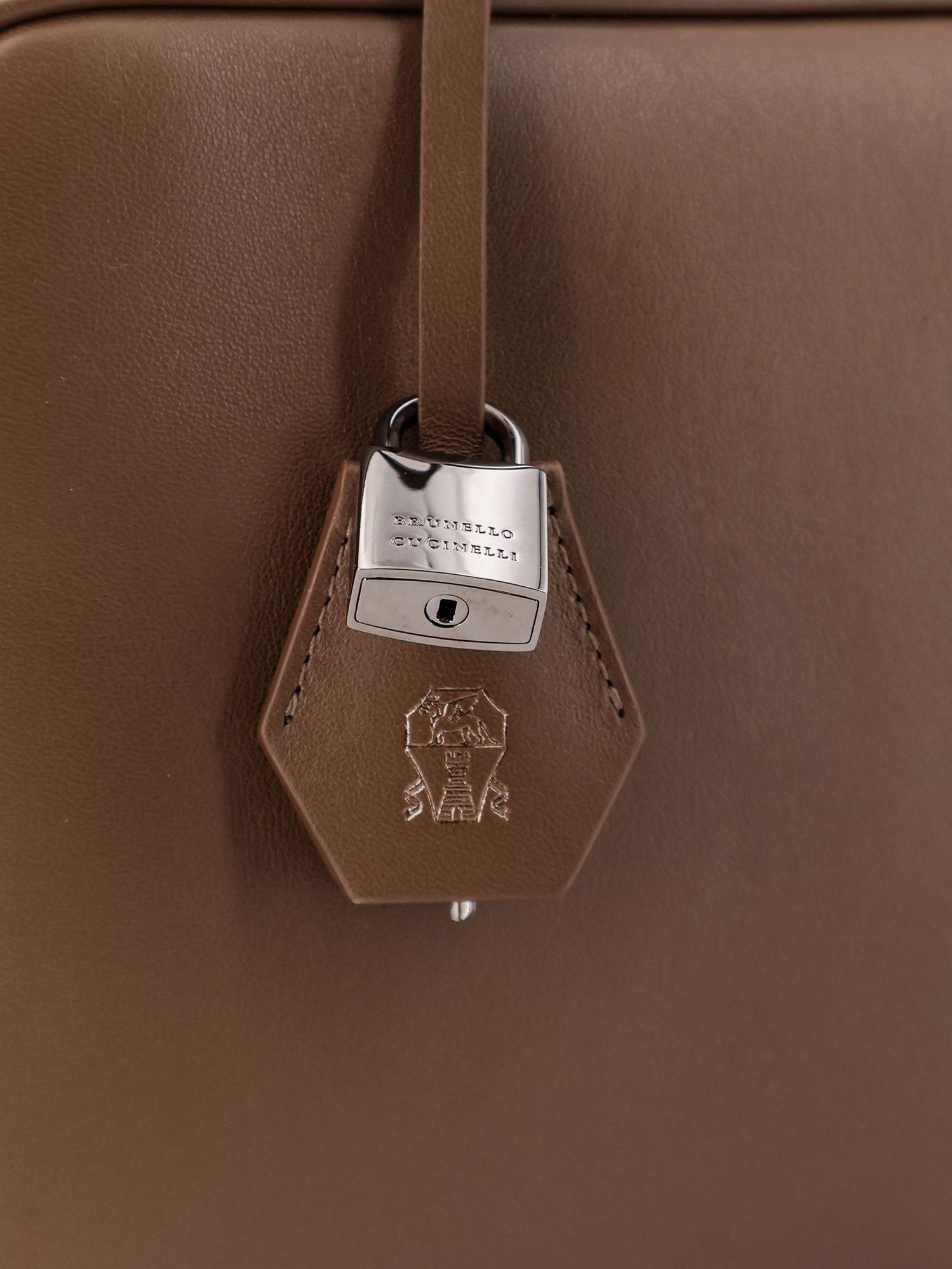 Brunello Cucinelli Boston Explorer Leather Crossbody Bag