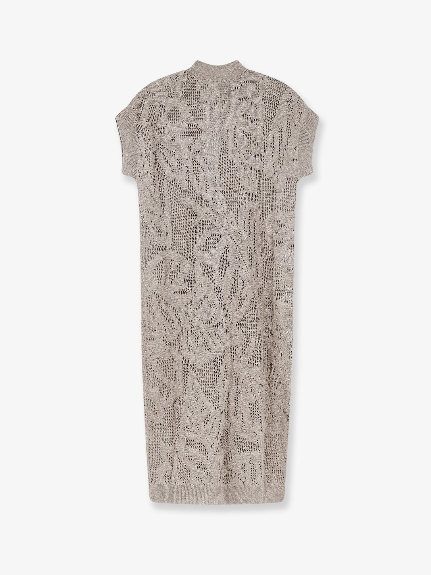 Brunello Cucinelli Linen And Cotton Blend Long Cardigan With All-over Micro-sequin Detail