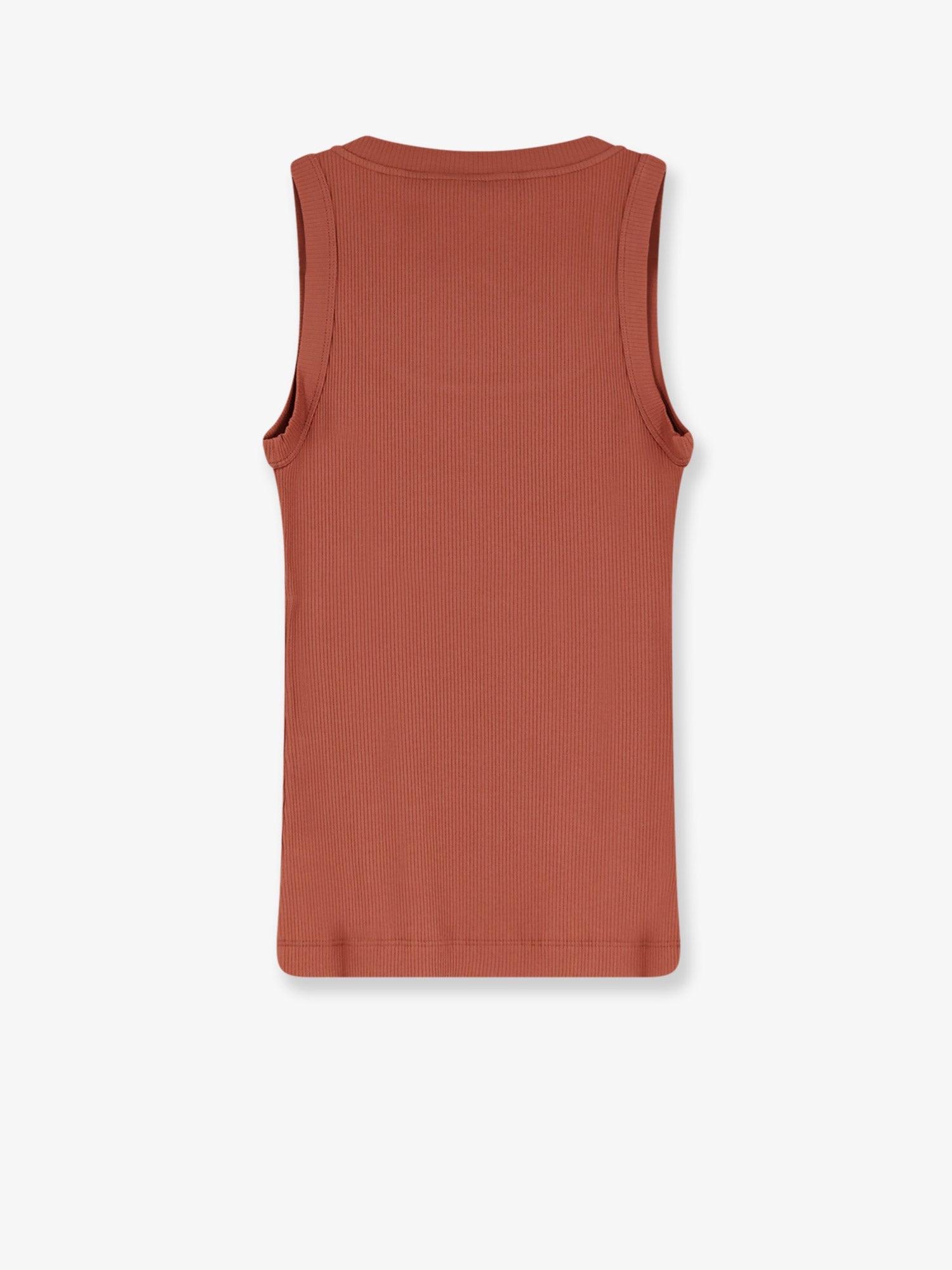 Brunello Cucinelli Cotton Tank Top With Shiny Trim Profile