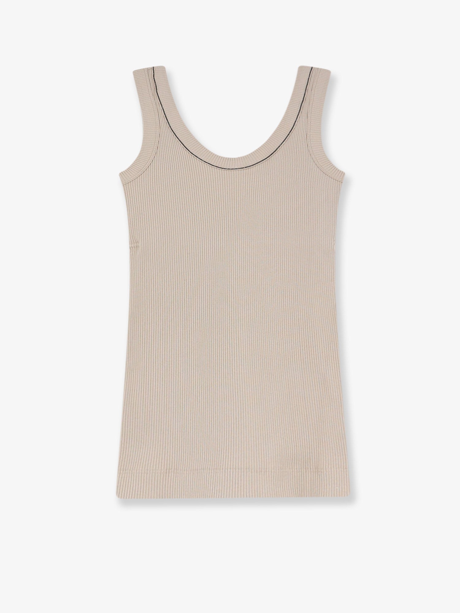 Brunello Cucinelli Stretch Cotton Tank Top