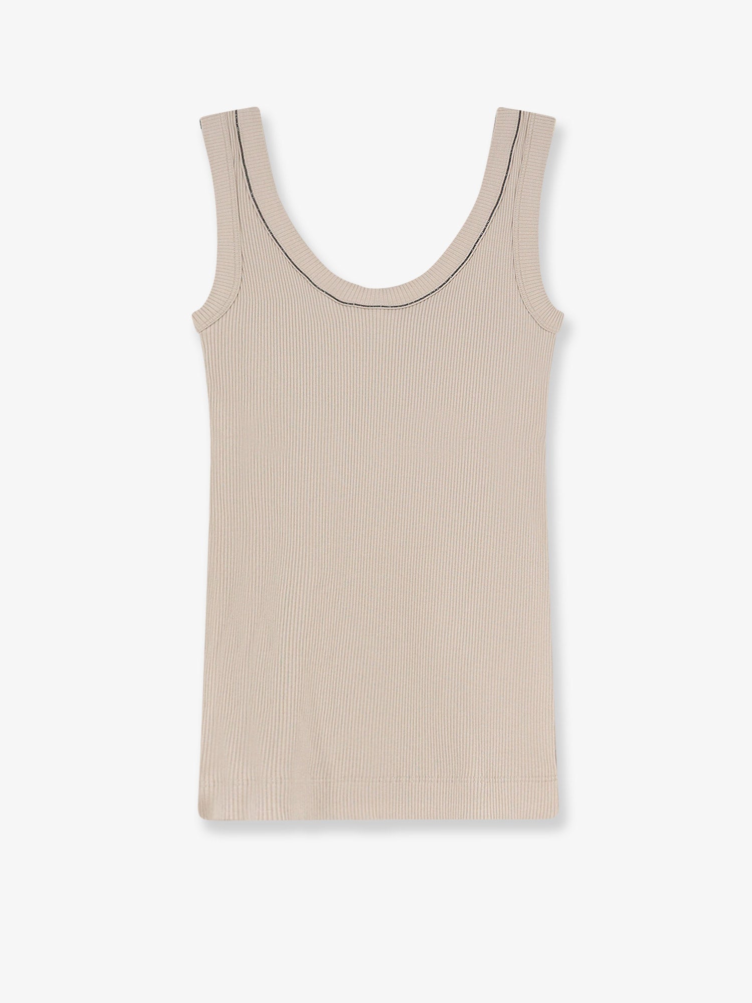 Brunello Cucinelli Stretch Cotton Tank Top