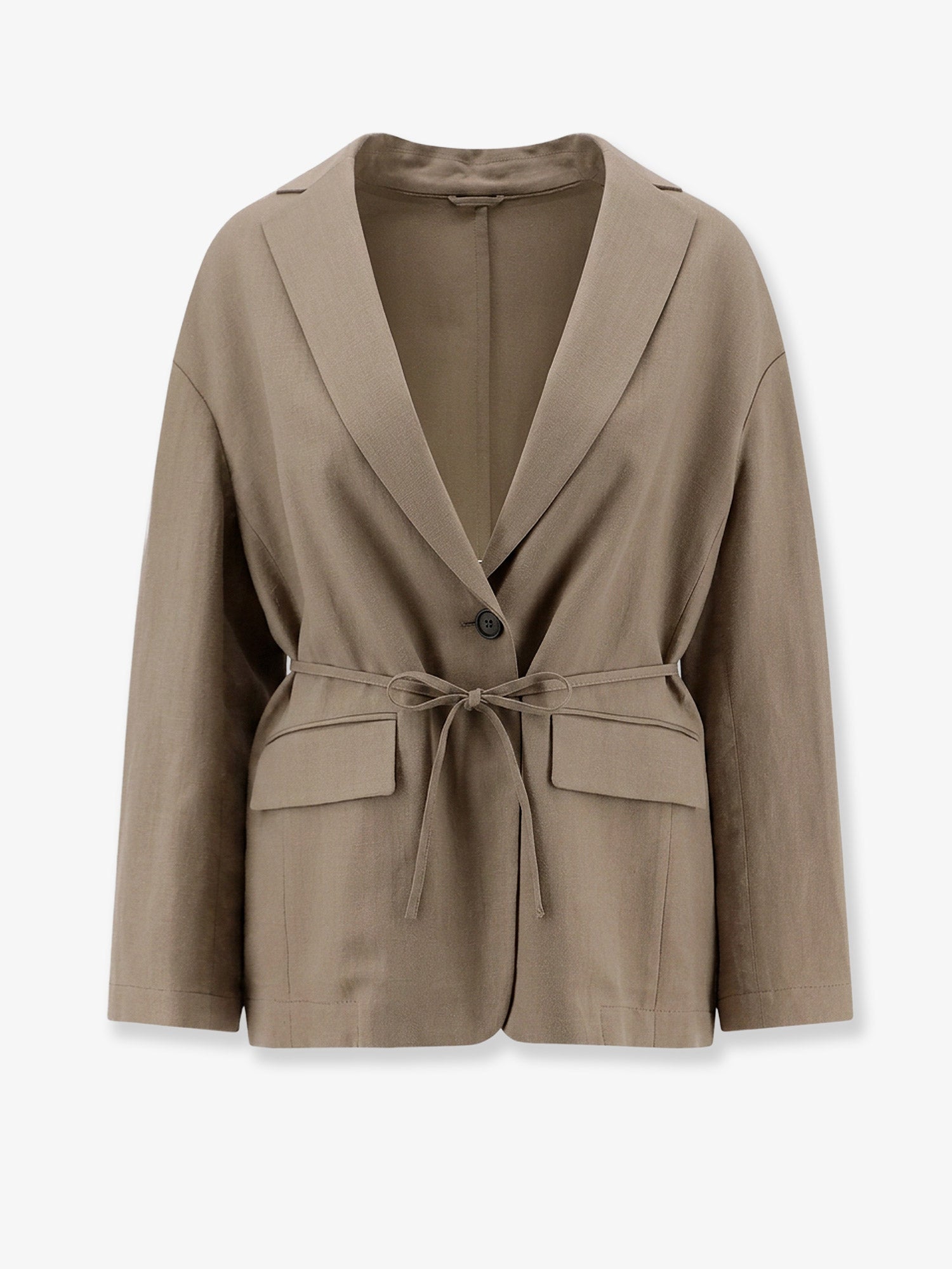 Brunello Cucinelli Viscose And Linen Blend Blazer