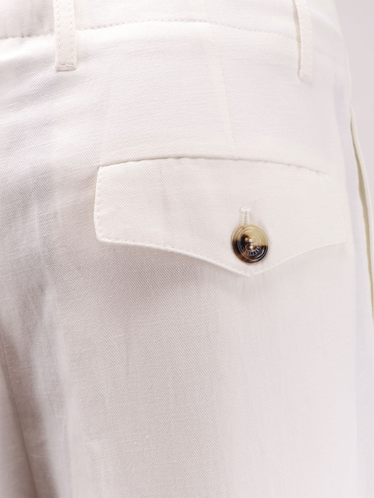 Brunello Cucinelli Linen And Cotton Trousers