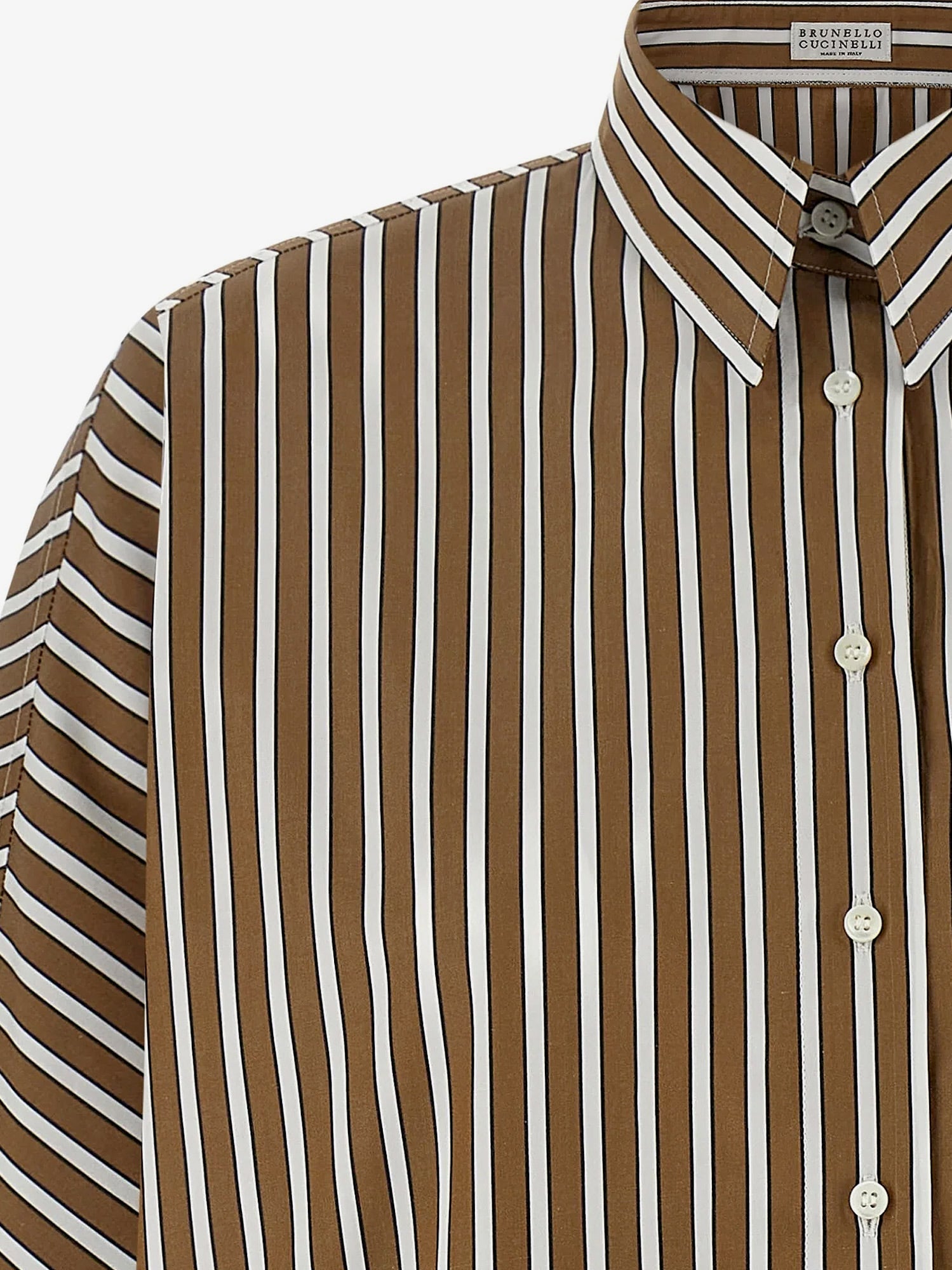 Brunello Cucinelli Striped Cotton Shirt