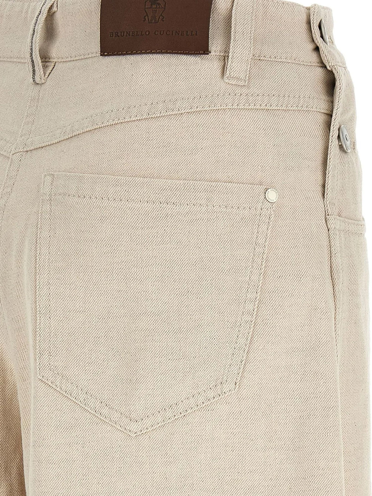 Brunello Cucinelli The Maxi Sailor Jean-low Slung Trousers