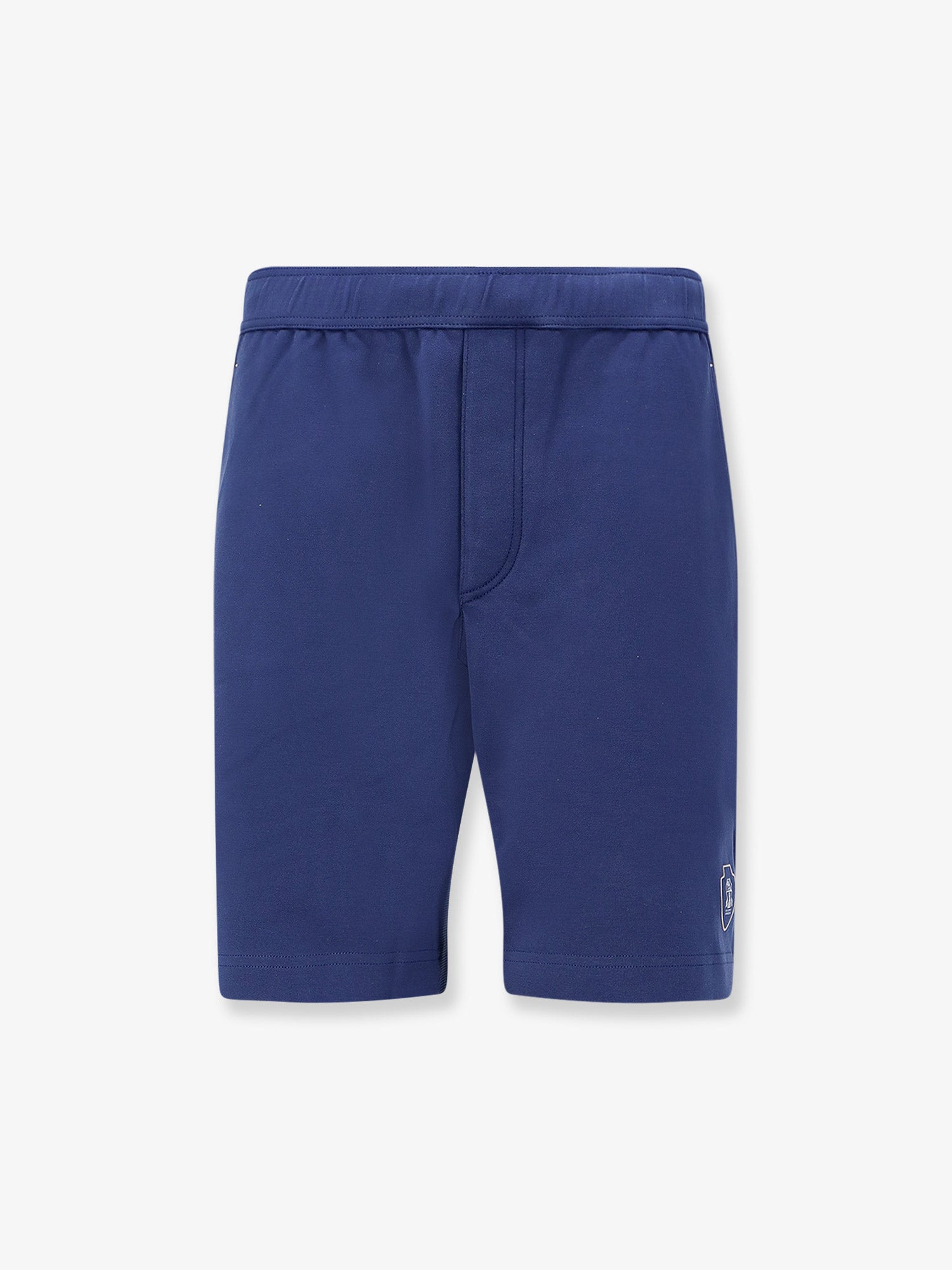 Brunello Cucinelli Cotton Bermuda Shorts With Contrasting Logo