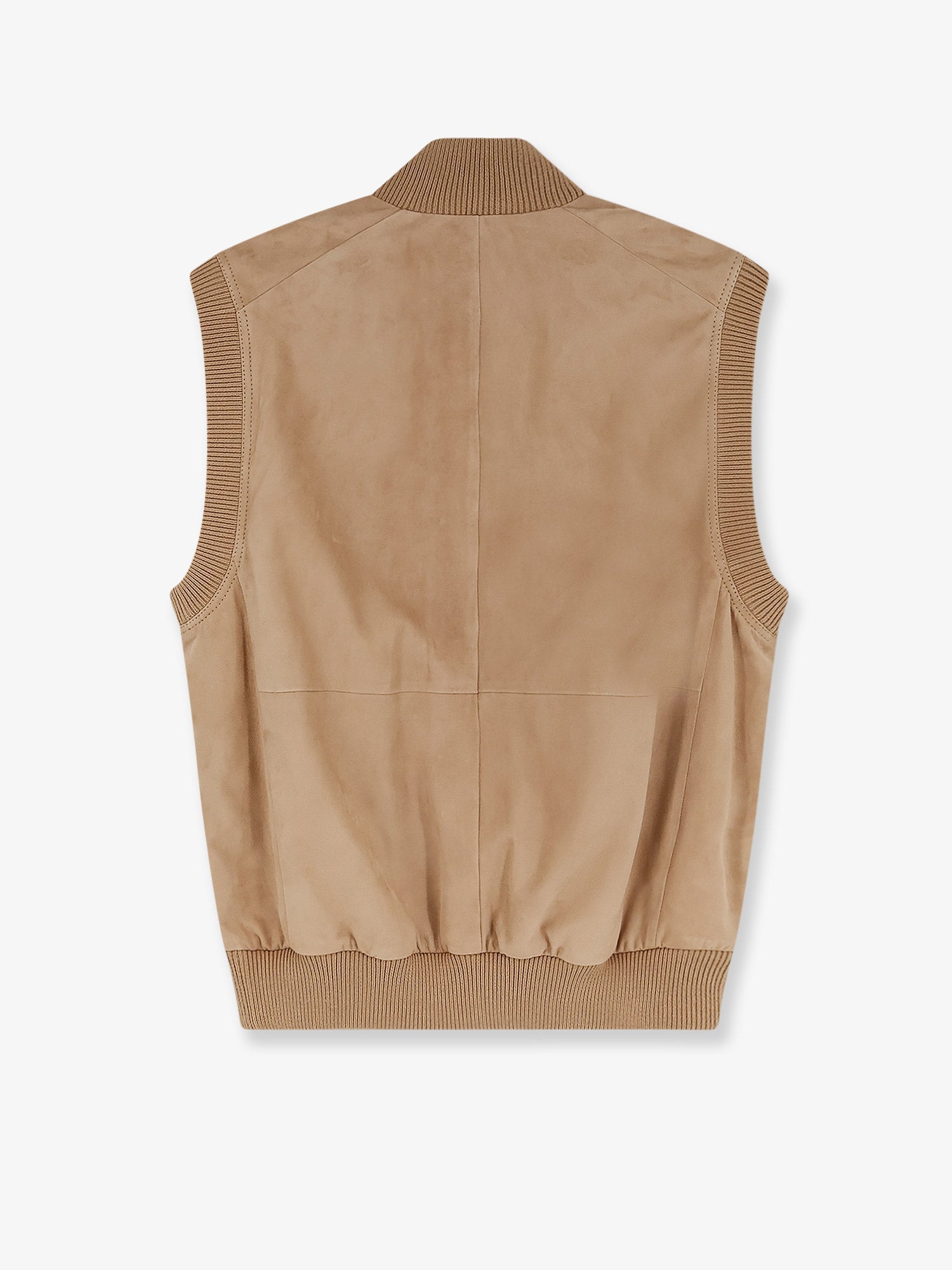 Brunello Cucinelli Sleeveless Suede Jacket