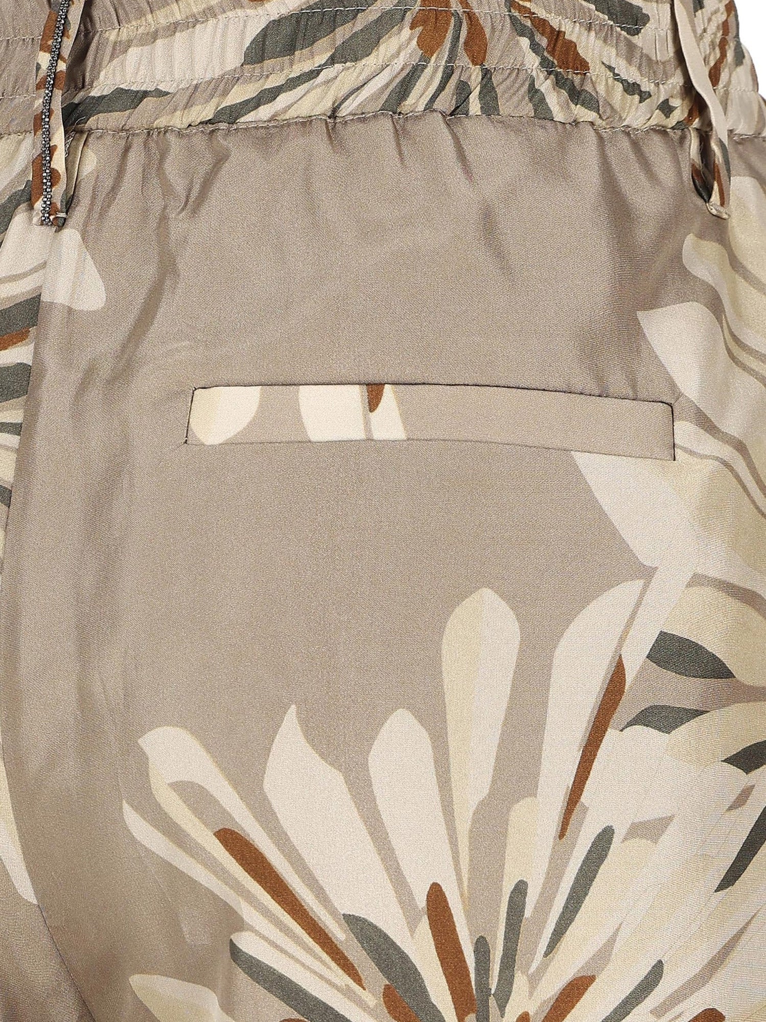 Brunello Cucinelli Printed Silk Trousers