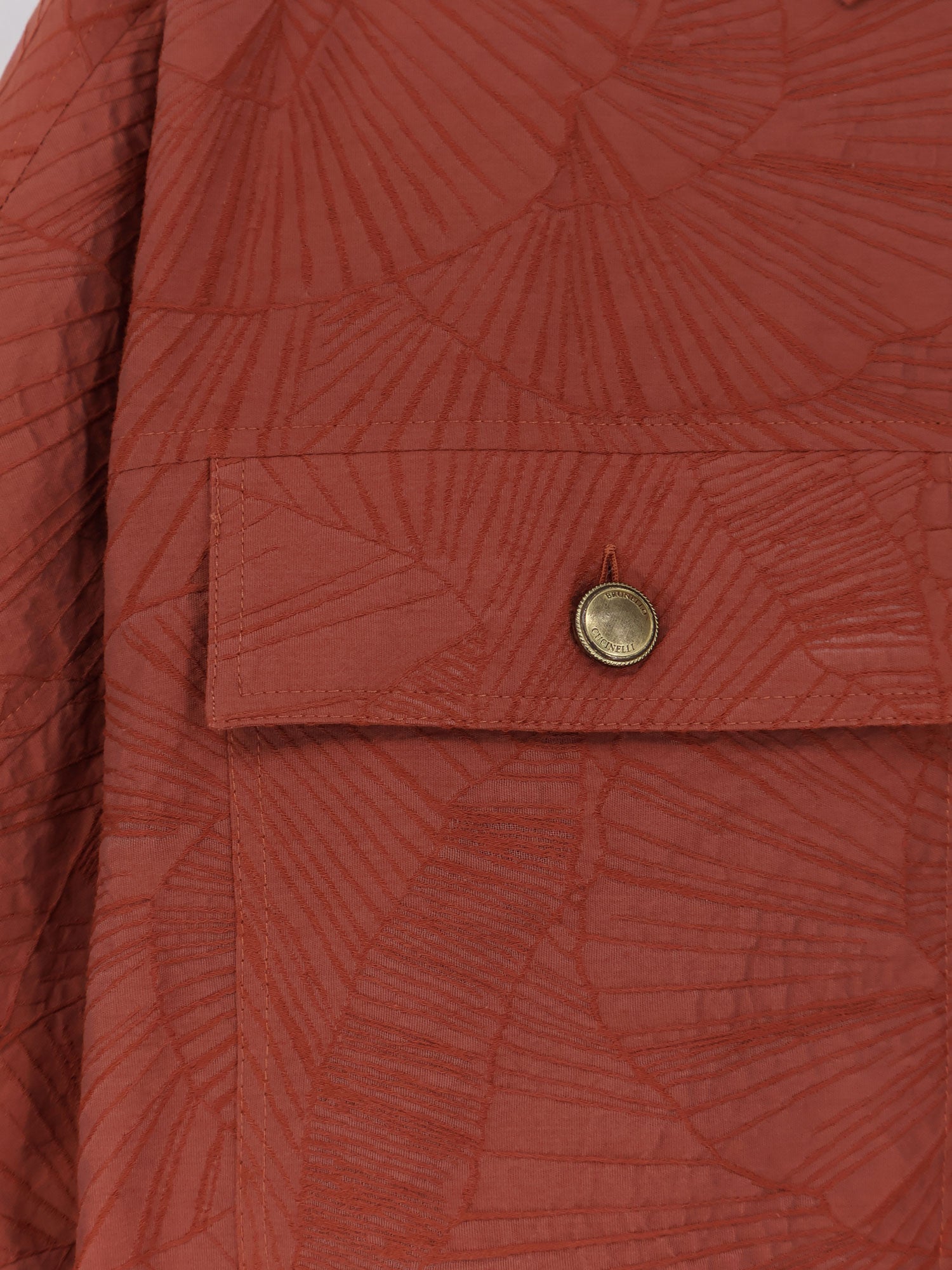 Brunello Cucinelli Cotton Blend Shirt With Embroidery