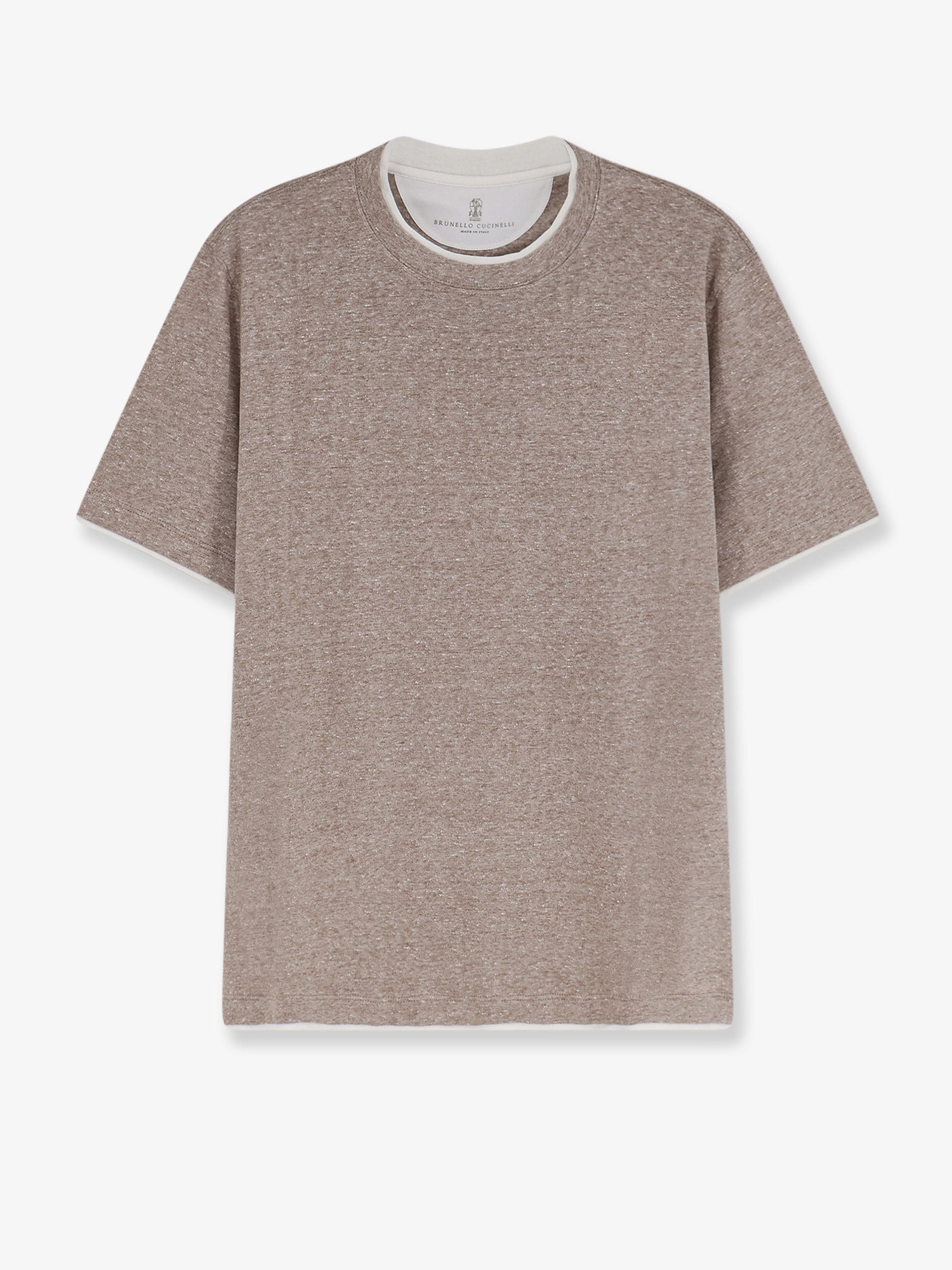 Brunello Cucinelli Linen And Cotton T-shirt