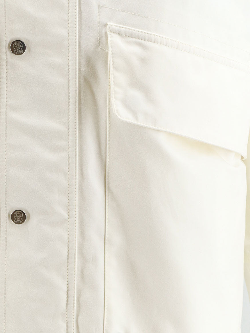 Brunello Cucinelli Cotton And Nylon Blend Jacket