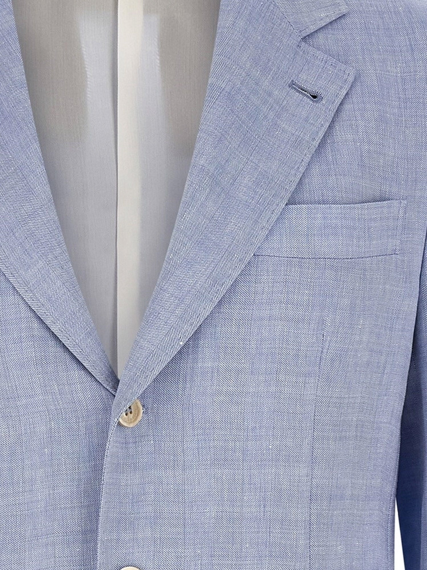 Brunello Cucinelli Linen And Virgin Wool Blazer