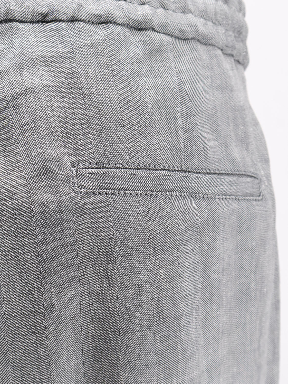 Brunello Cucinelli Linen And Virgin Wool Trousers