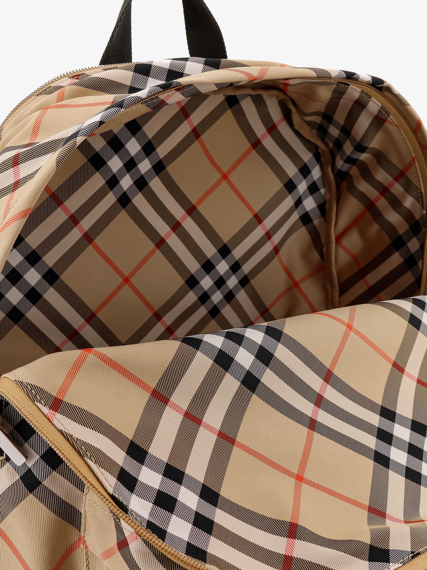 Burberry Essential Backpack With Check Pattern