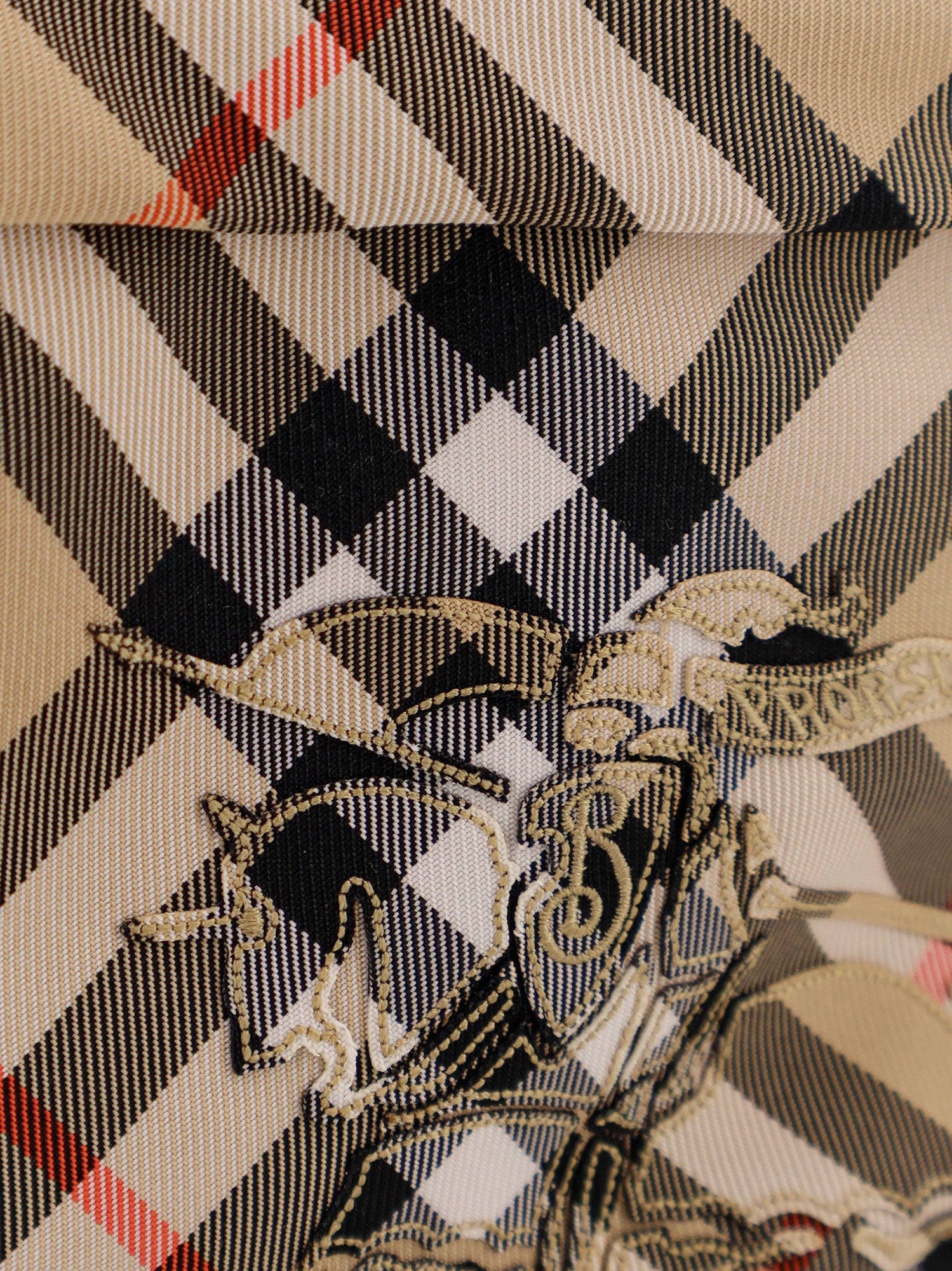 Burberry Essential Backpack With Check Pattern