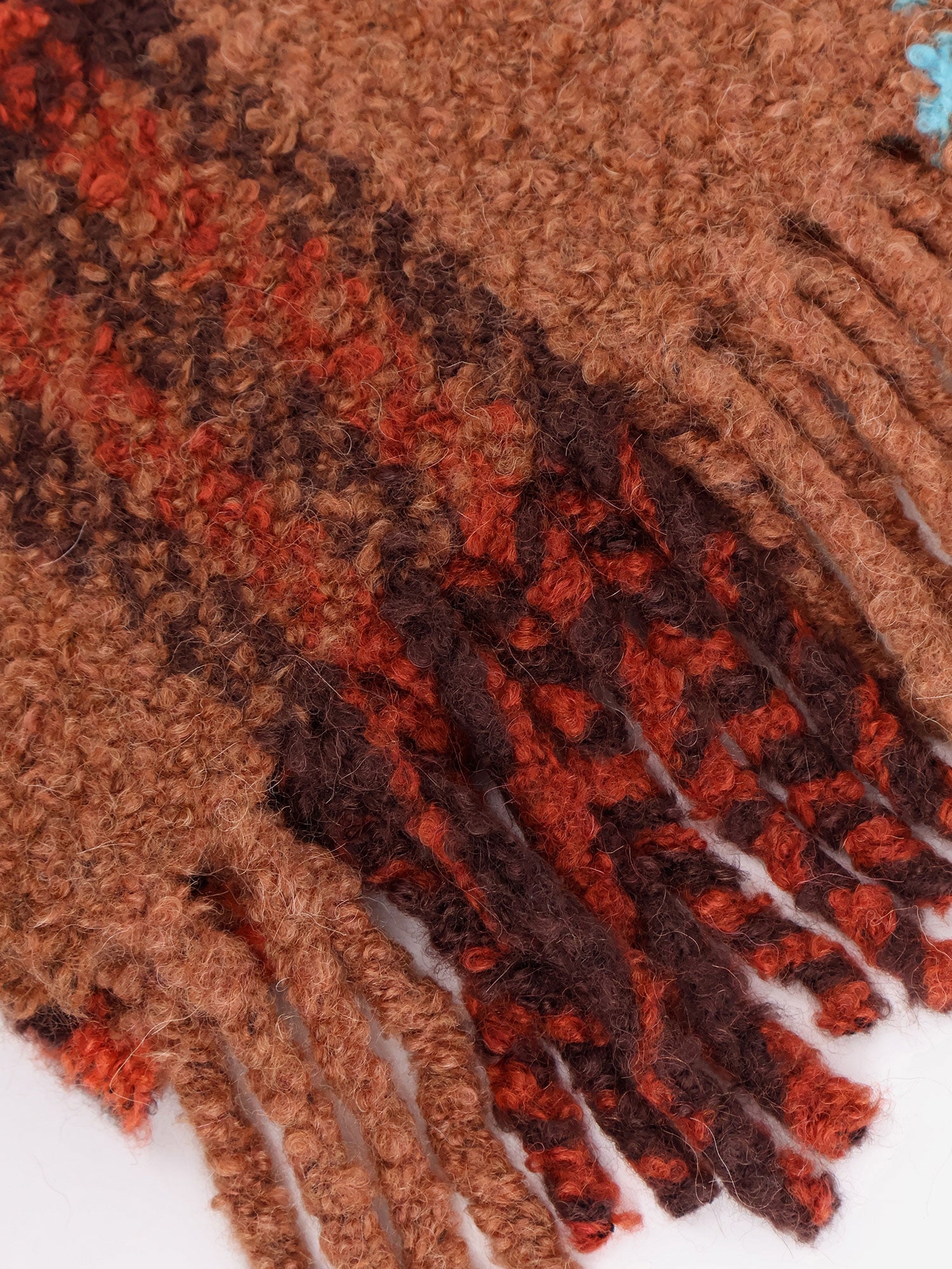 Burberry Wool Blend And Alpaca Bouclé Scarf